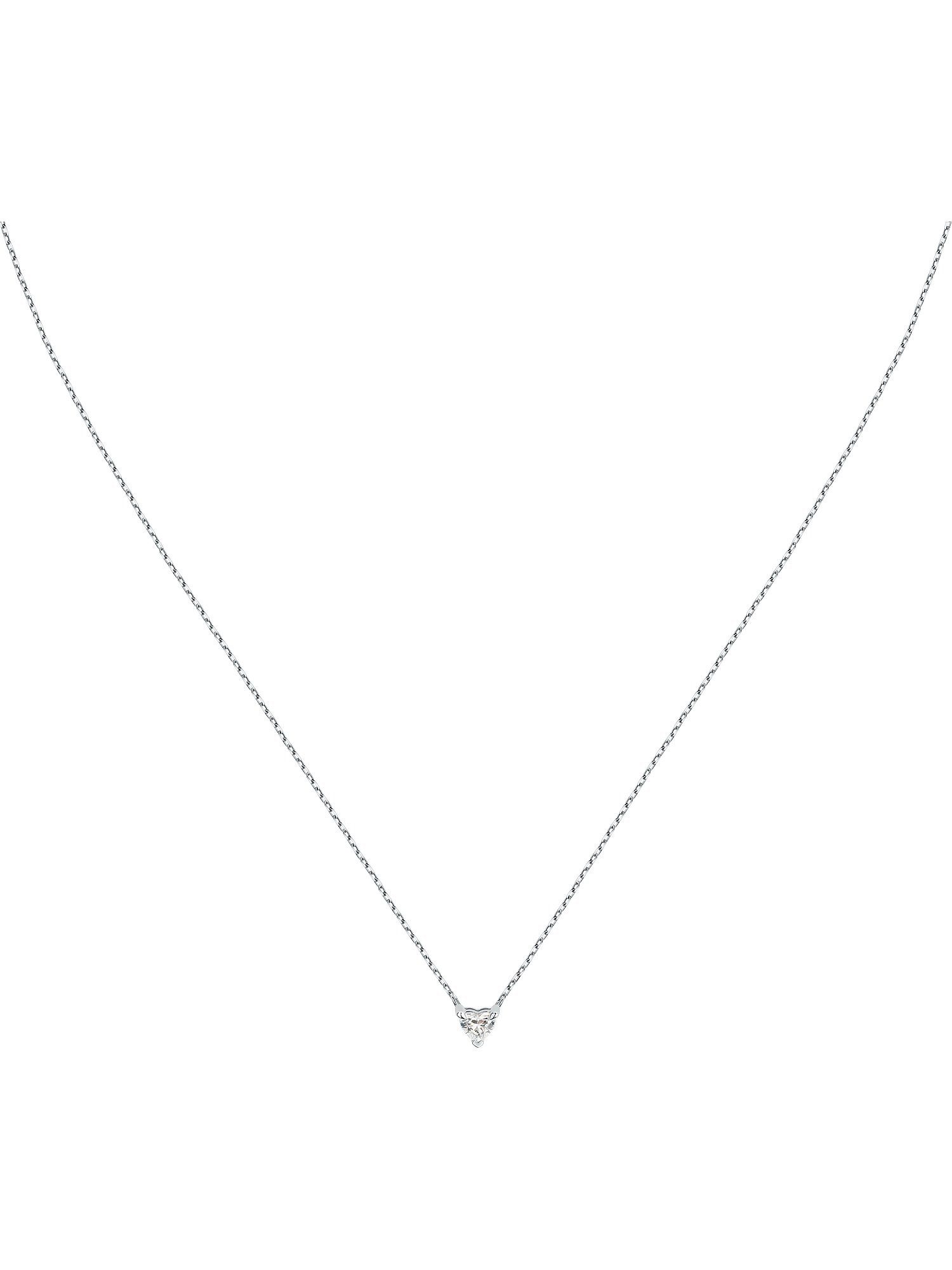 Live Diamond Goldkette Live Diamond Damen-Kette 1 Diamant, Lab Grown