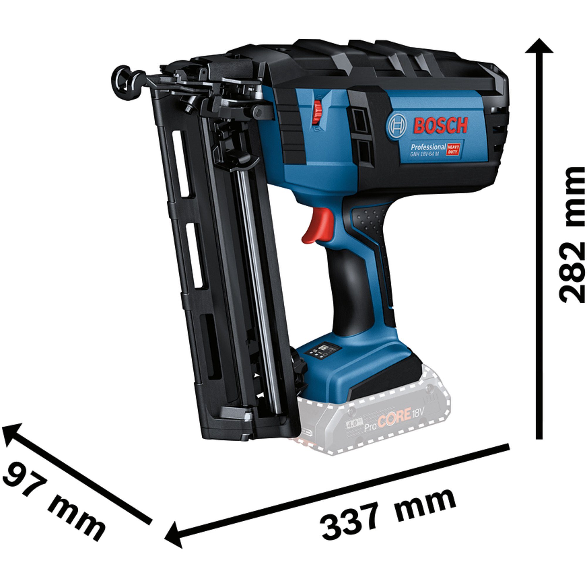 Bosch BOSCH Professional Akku GNH Akku-Stauchkopfnagler