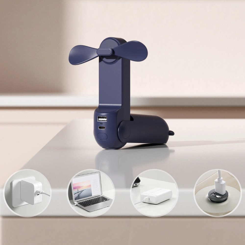 Jisulife Handventilator Life8, 3-in-1: Ventilator, Taschenlampe günstig online kaufen