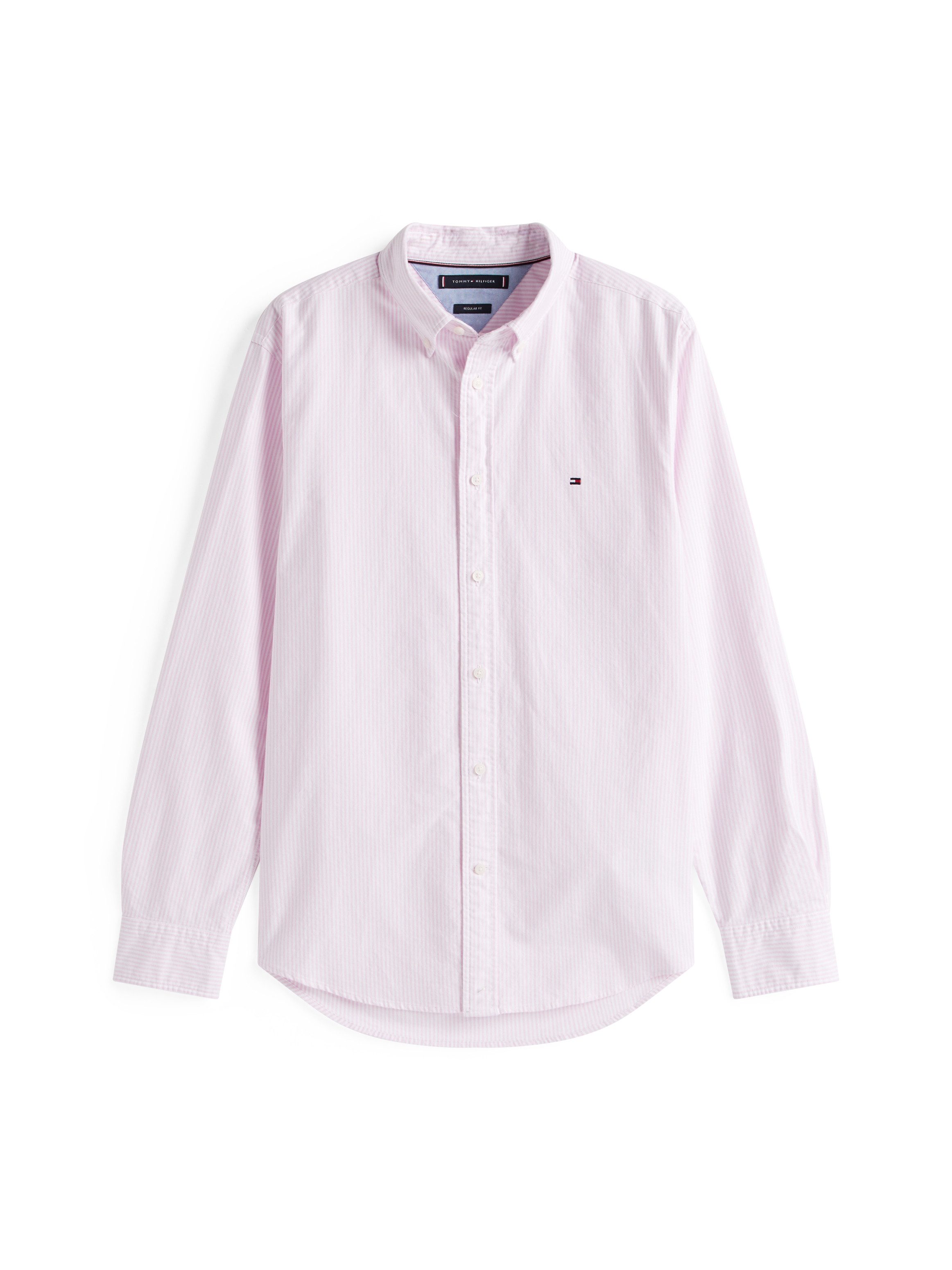 Tommy Hilfiger Langarmhemd HERITAGE OXFORD STRIPE Regular Fit SHIRT Regular Fit Oxford Casual
