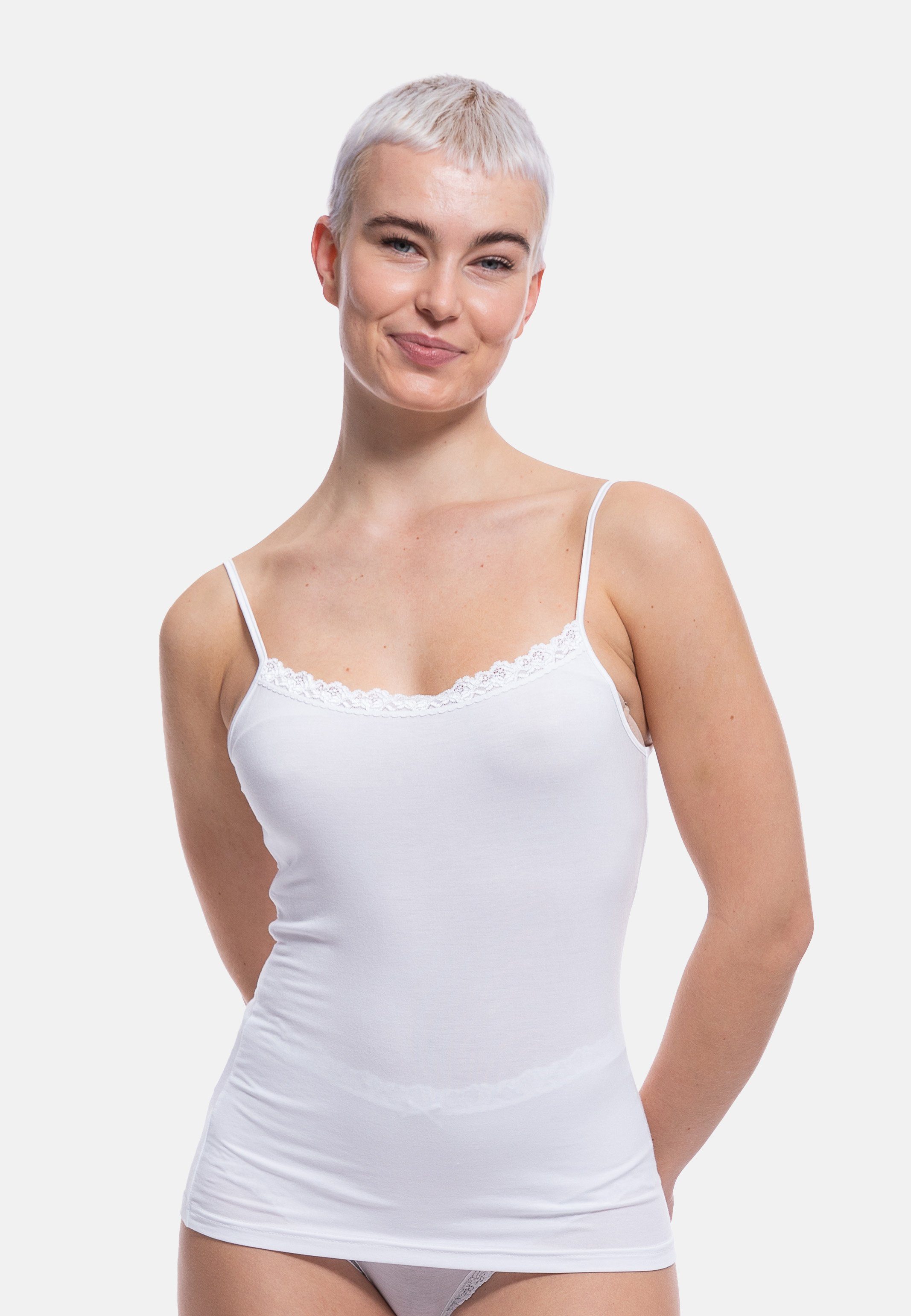 Nina Von C. Unterhemd 2er Pack Cosy (Spar-Set, 2-St) Spaghetti Top - Spitze günstig online kaufen