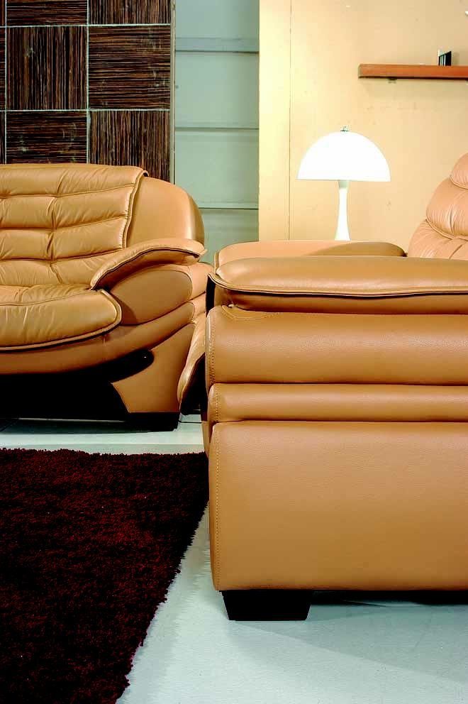 Sofa Europe 3+2 Garnitur Made Ledersofa Sofa Sitzer Couch, in Set JVmoebel Klassische