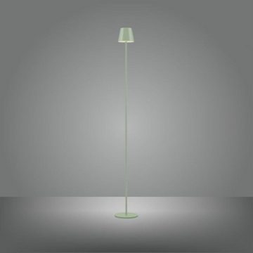 click-licht LED Außen-Stehlampe LED Akku Stehleuchte Euria in Grün 2x 1,25W 220lm IP54, keine Angabe, Leuchtmittel enthalten: Ja, fest verbaut, LED, warmweiss, Stehlampe, Standlampe