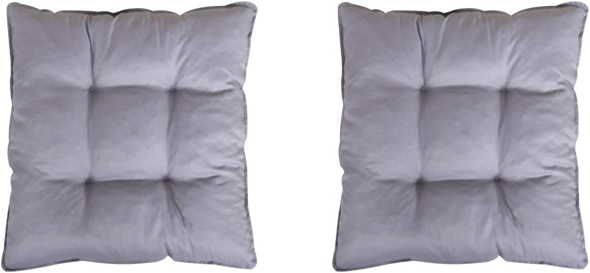 Home Feeling Polsterauflage 2er Set Loungekissen Ersatzkissen Rückenkissen Auflage