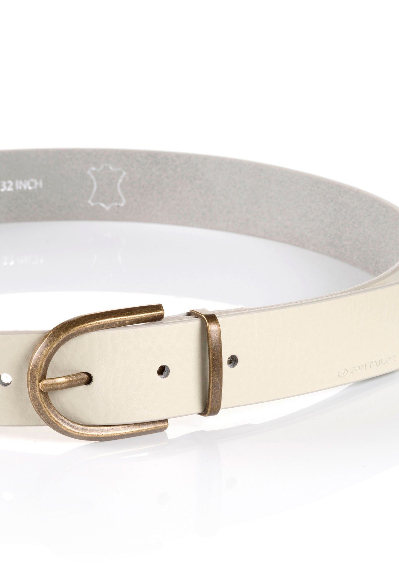 TOM TAILOR Ledergürtel TTSYLKE 3 cm günstig online kaufen
