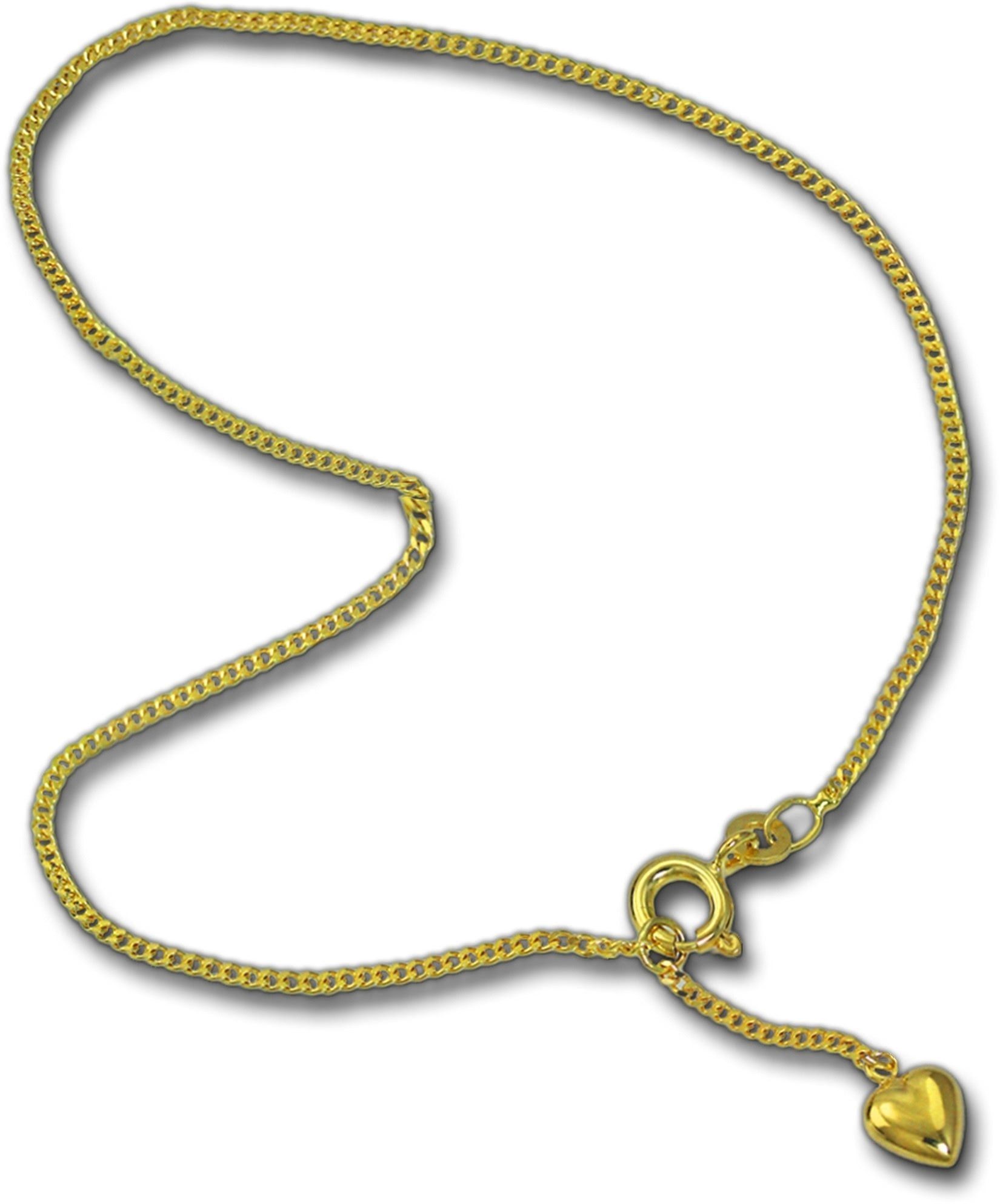 GoldDream Fußkette GoldDream Fußkette 333er Gelbgold 25cm, Echtgold Fußkett günstig online kaufen