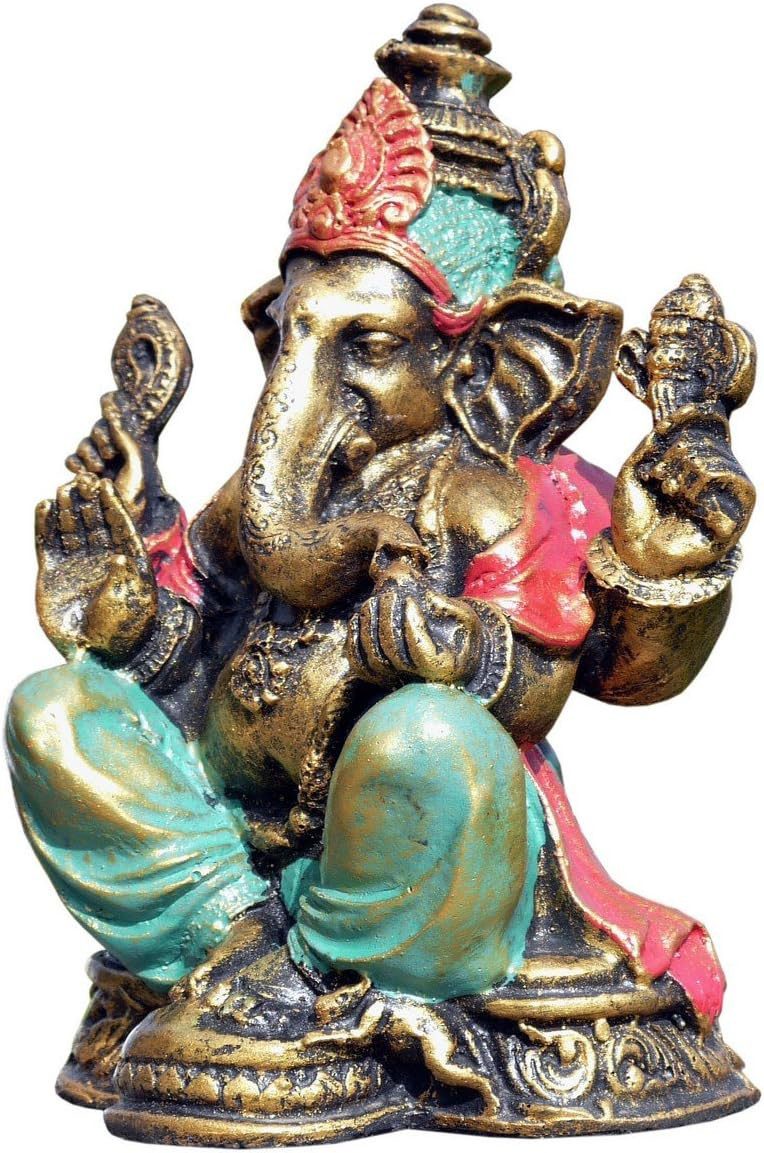 Wogeka Dekofigur Ganesha Elefantengott Resin Figur günstig online kaufen