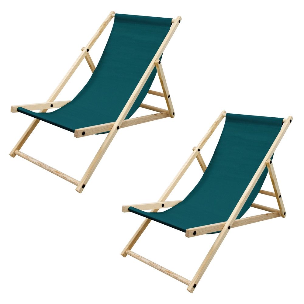 ECD Germany Gartenliege Holz Beachstuhl klappbarer günstig online kaufen