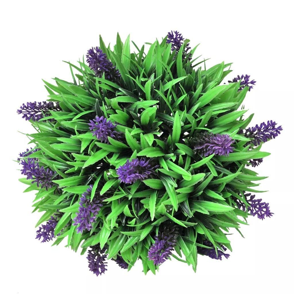 Künstliche Höhe realistisch, 2 cm vidaXL, Lavendel Zimmerpflanze cm mit Stk Buchsbaumkugel Pflanze 0 Künstlich 28