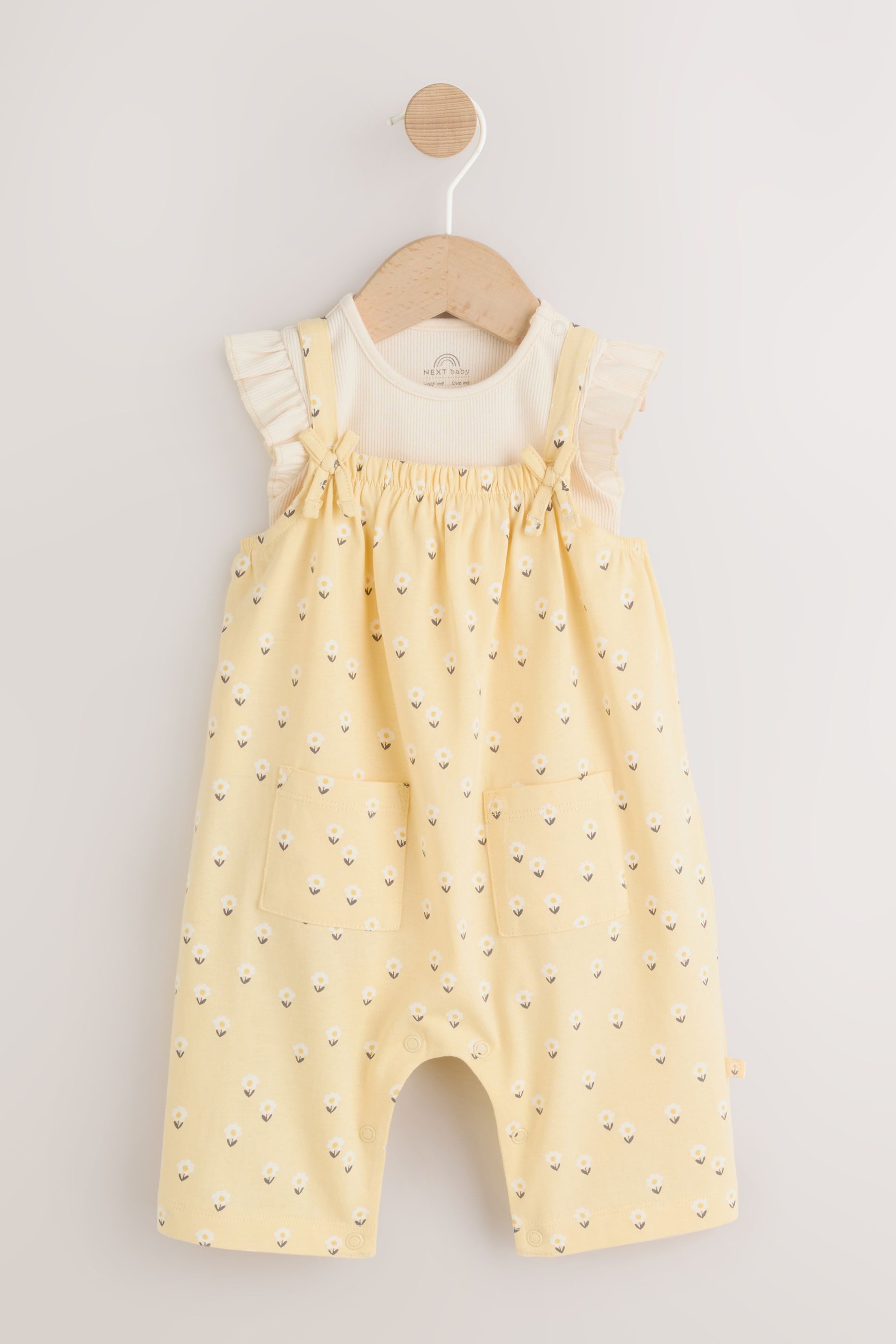 Next Latzhose Baby Latzhose und Bodysuit im 2er-Set (2-tlg)