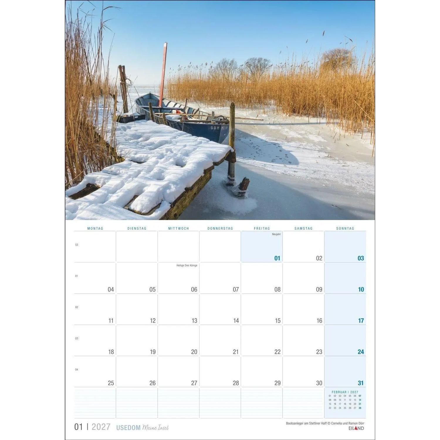 Wandkalender Usedom ...meine Insel Kalender 2027 – Bild 3 von 5
