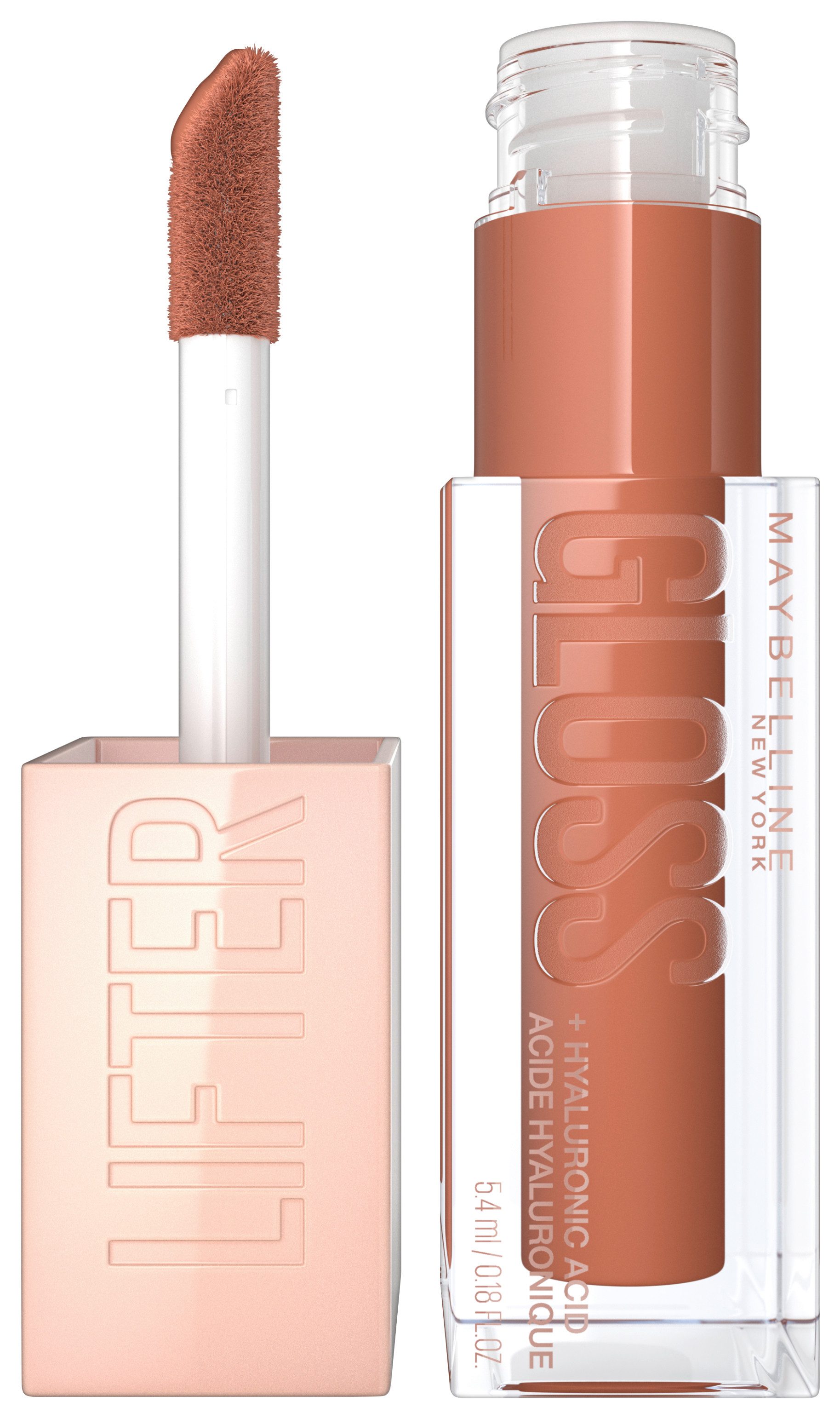 MAYBELLINE NEW YORK Lipgloss LIFTER GLOSS LIP GLOSS, für gepflegte und voller aussehende Lippen