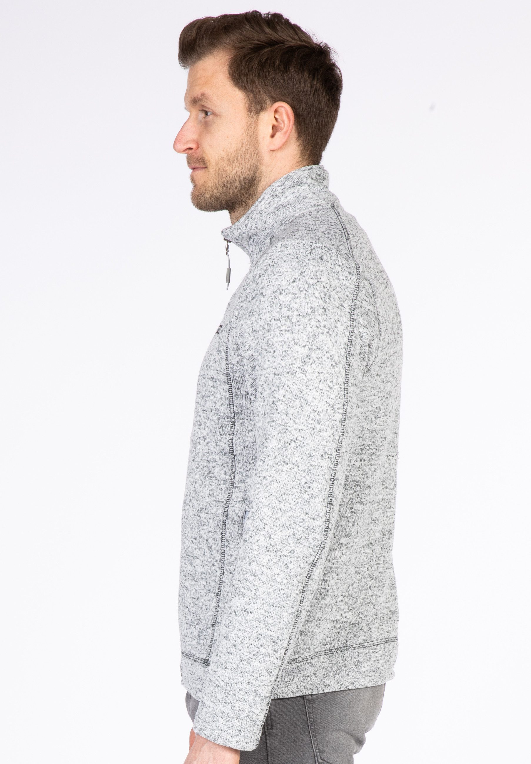 DEPROC Active Strickfleecejacke KIRKVALE X MEN auch in Großen Größen erhältlich
