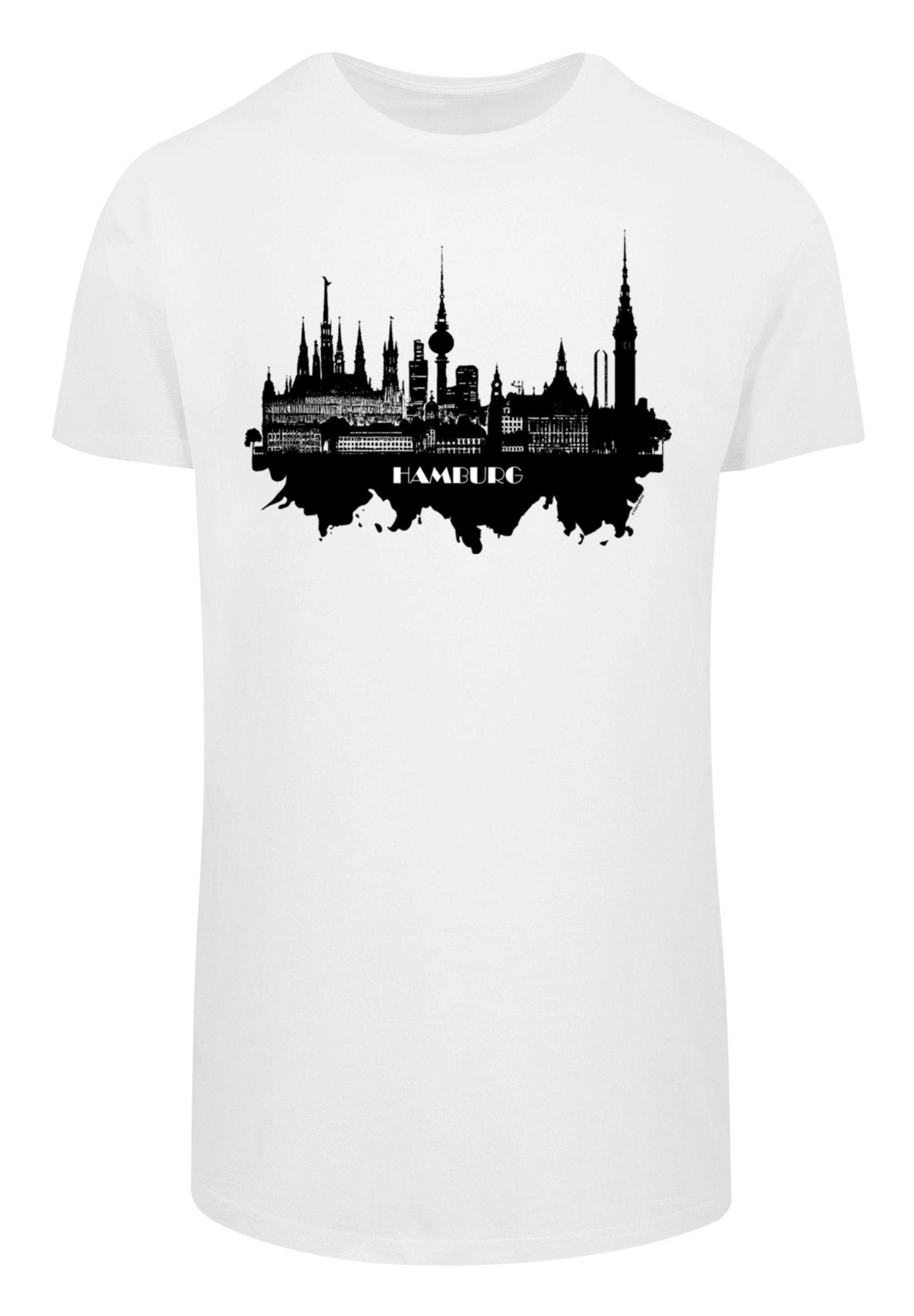 T-Shirt - Print skyline Hamburg Collection Cities F4NT4STIC