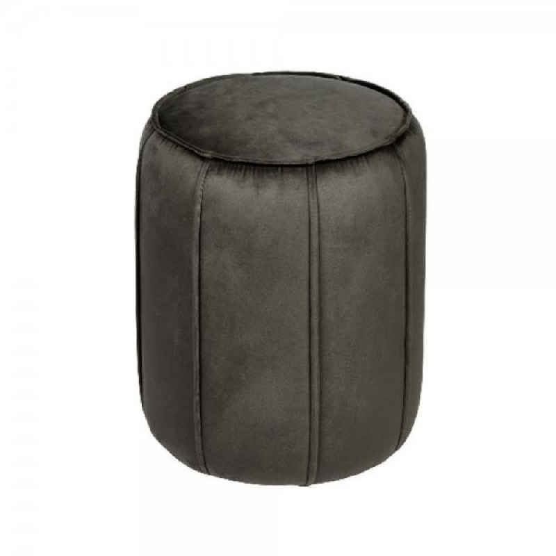 Lambert Hocker Bovary Pouf Graphit H 46 cm D 36 cm