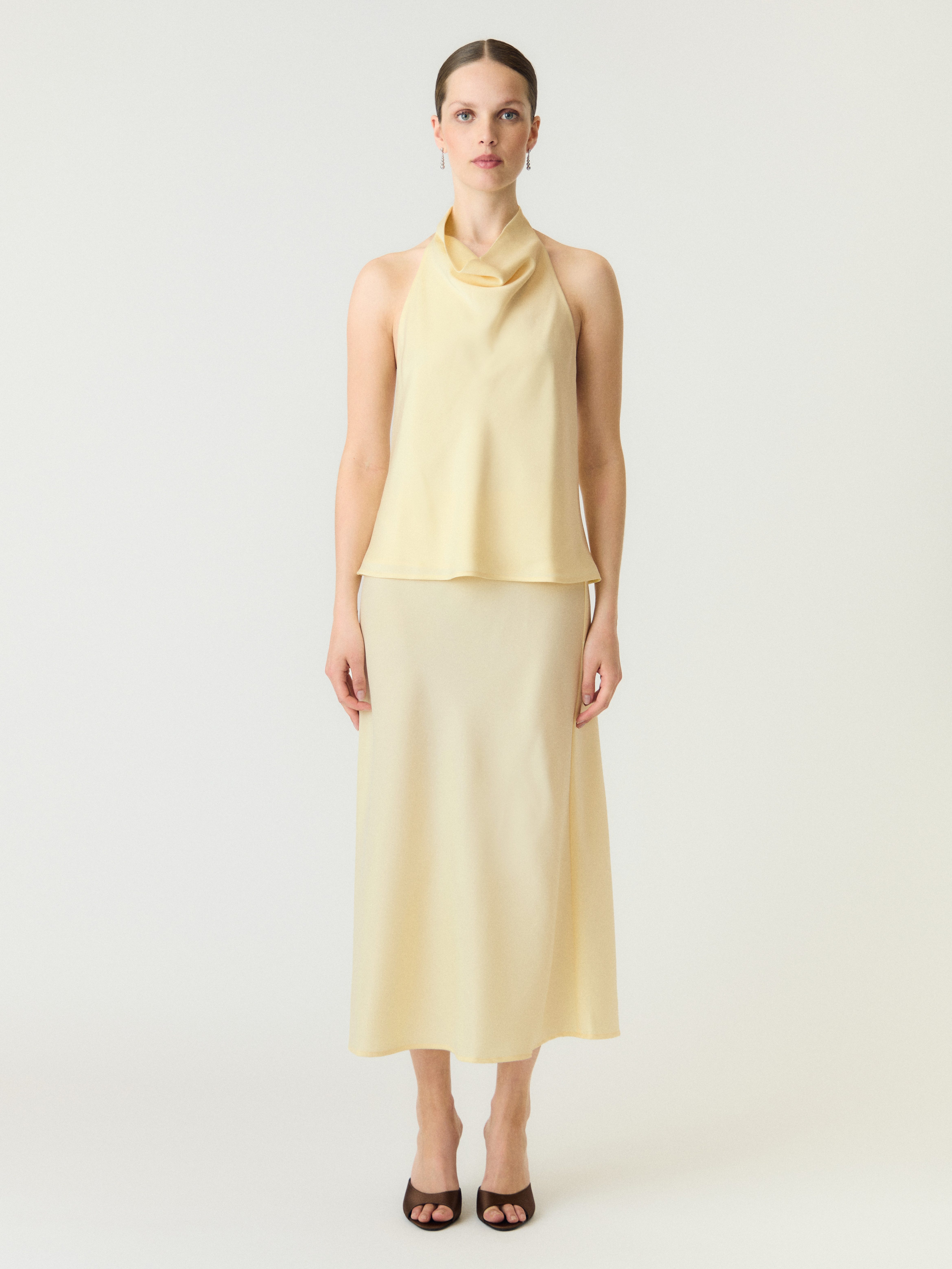 Y.A.S Midirock YASPELLA HW MIDI SKIRT S. NOOS