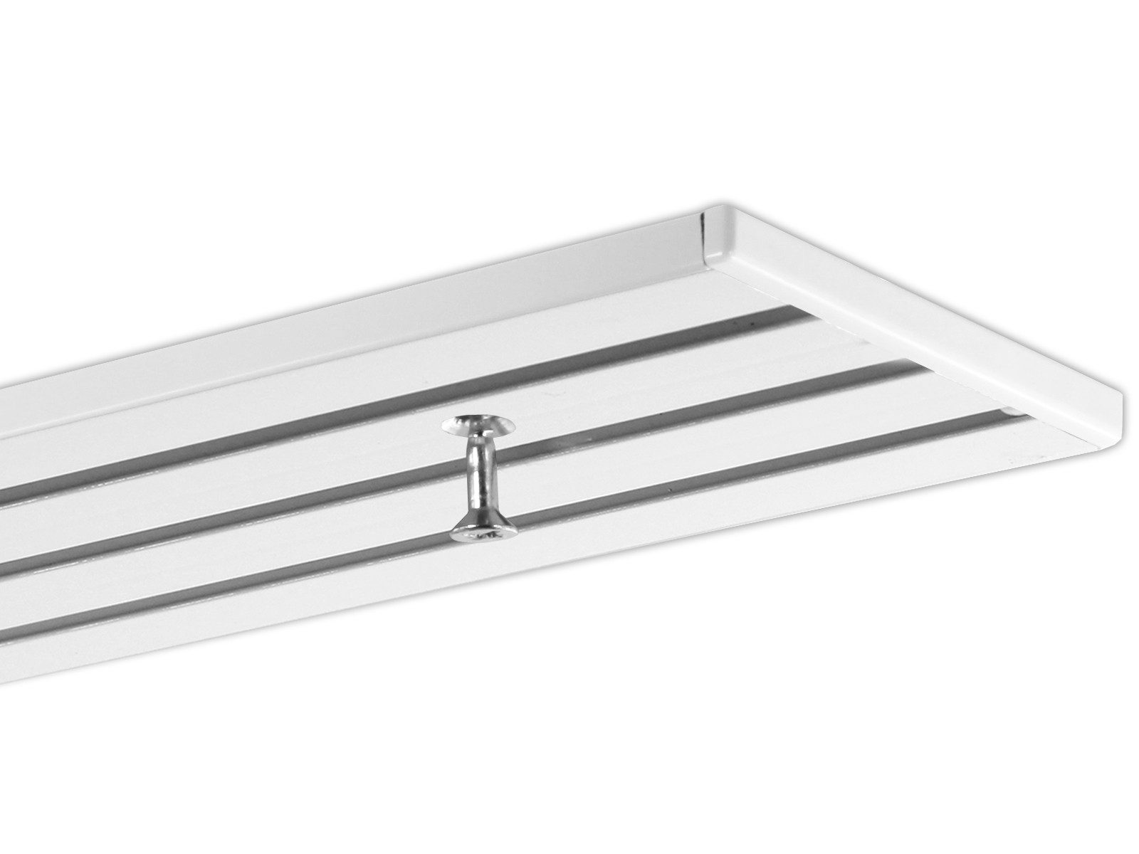 Gardineum Gardinenschiene Flächenvorhangschiene, 4-läufig, vorgebohrt, ab 2 günstig online kaufen