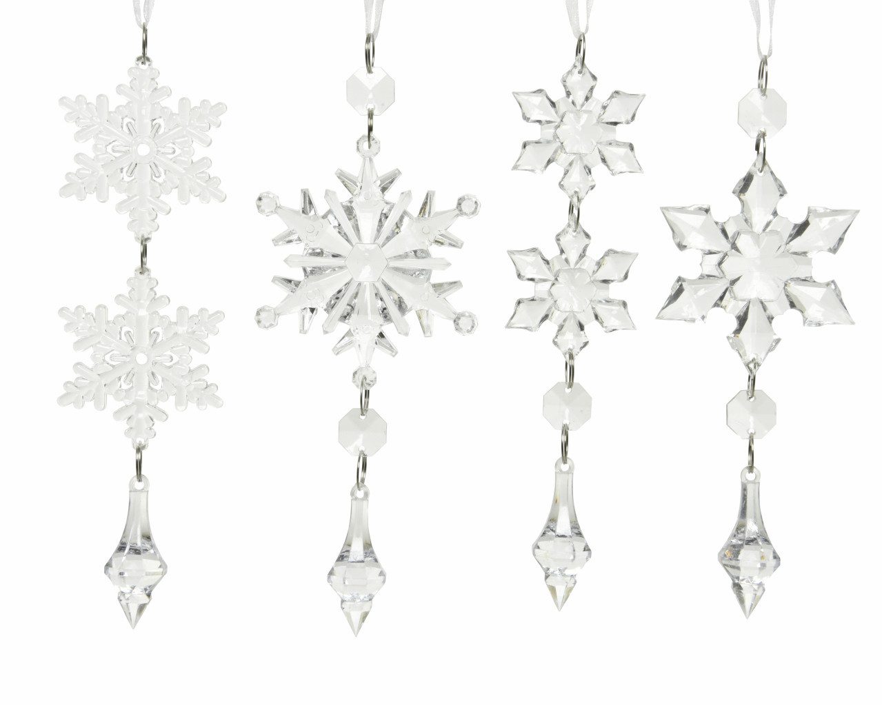 Kaemingk Christbaumschmuck Decoris Weihnachtsanhänger Schneeflocken Tropen &