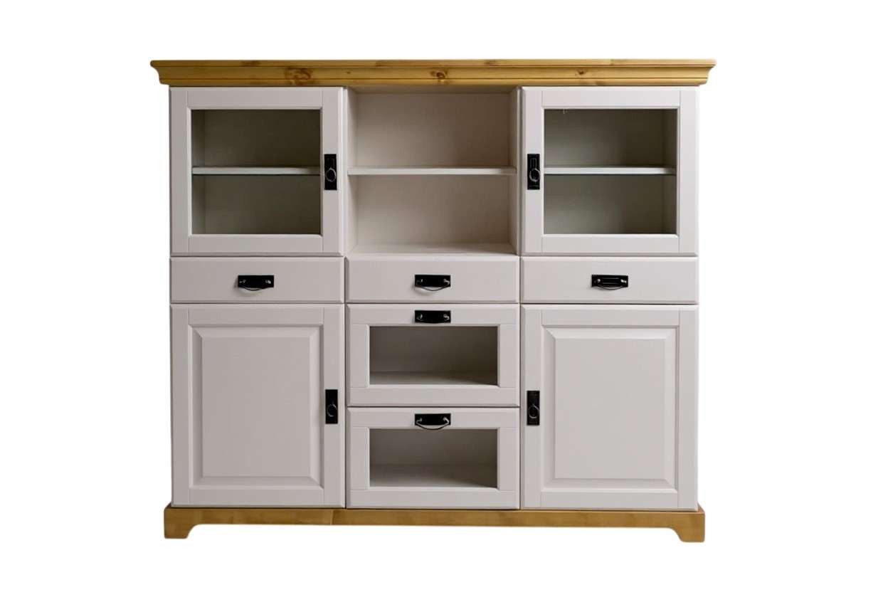 Home affaire Sideboard Rügen, aus massiver Kiefer, Breite 145 cm, made in EU