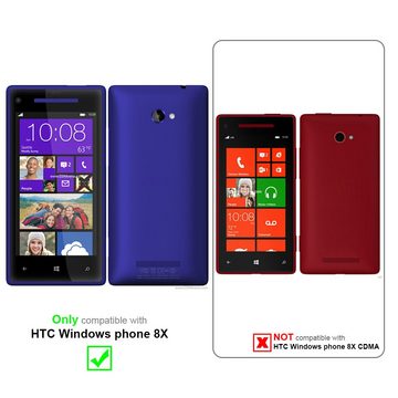 Cadorabo Handyhülle HTC Windows Phone 8X HTC Windows Phone 8X, Flexible TPU Silikon Handy Schutzhülle - Hülle - ultra slim