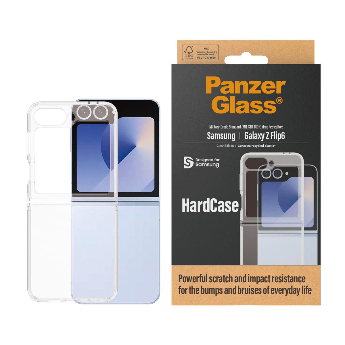 SAFE by PanzerGlass Handyhülle Hardcase für Samsung Galaxy Z Flip 6, Backcover, Schutzhülle, Handyschutzhülle, Case, Schutzcase, stoßfest