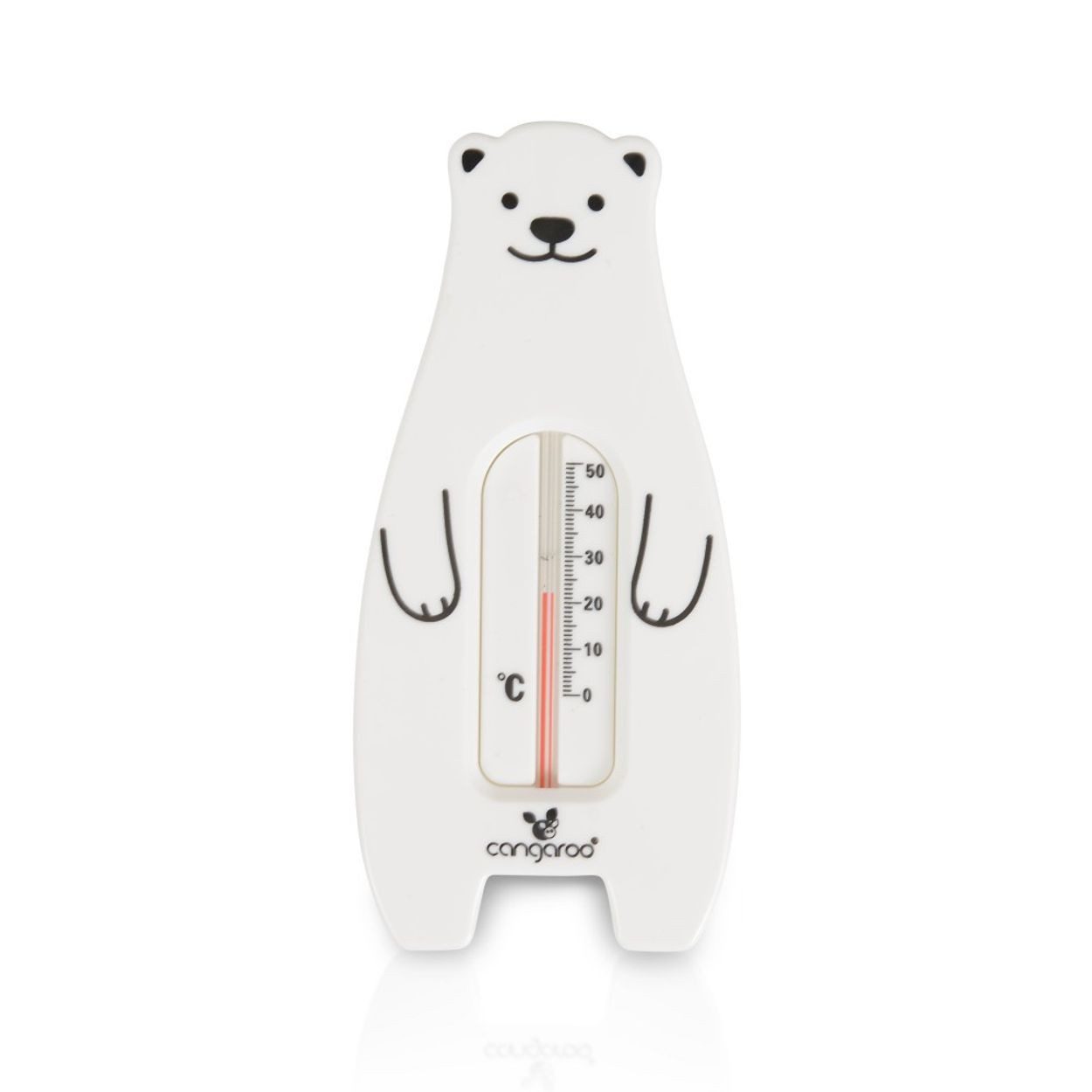 Cangaroo Badethermometer Wasserthermometer Badethermometer, 1-tlg., Messbereich 10 bis 50°C, bruchsicher