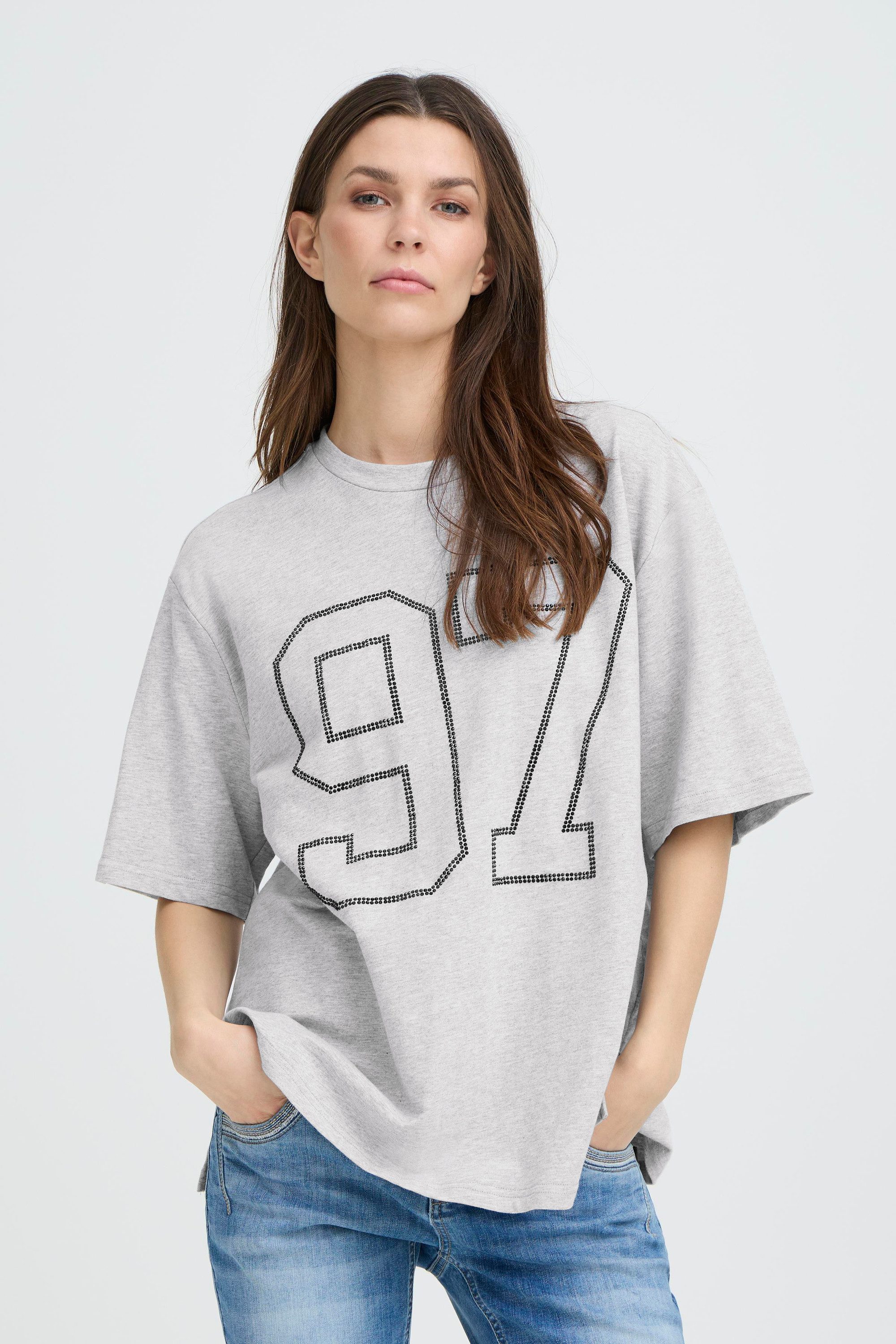 Pulz Jeans T-Shirt Kurzarm-Bluse PZARYA