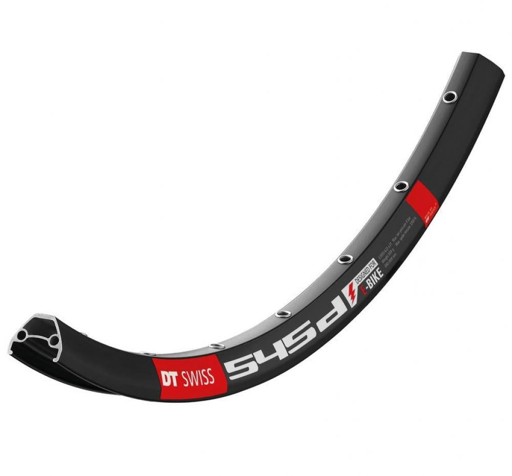 Laufrad DT Swiss Felge 545 Disc 26" 36 Loch Schwarz - robuste E-Bike-Felge für