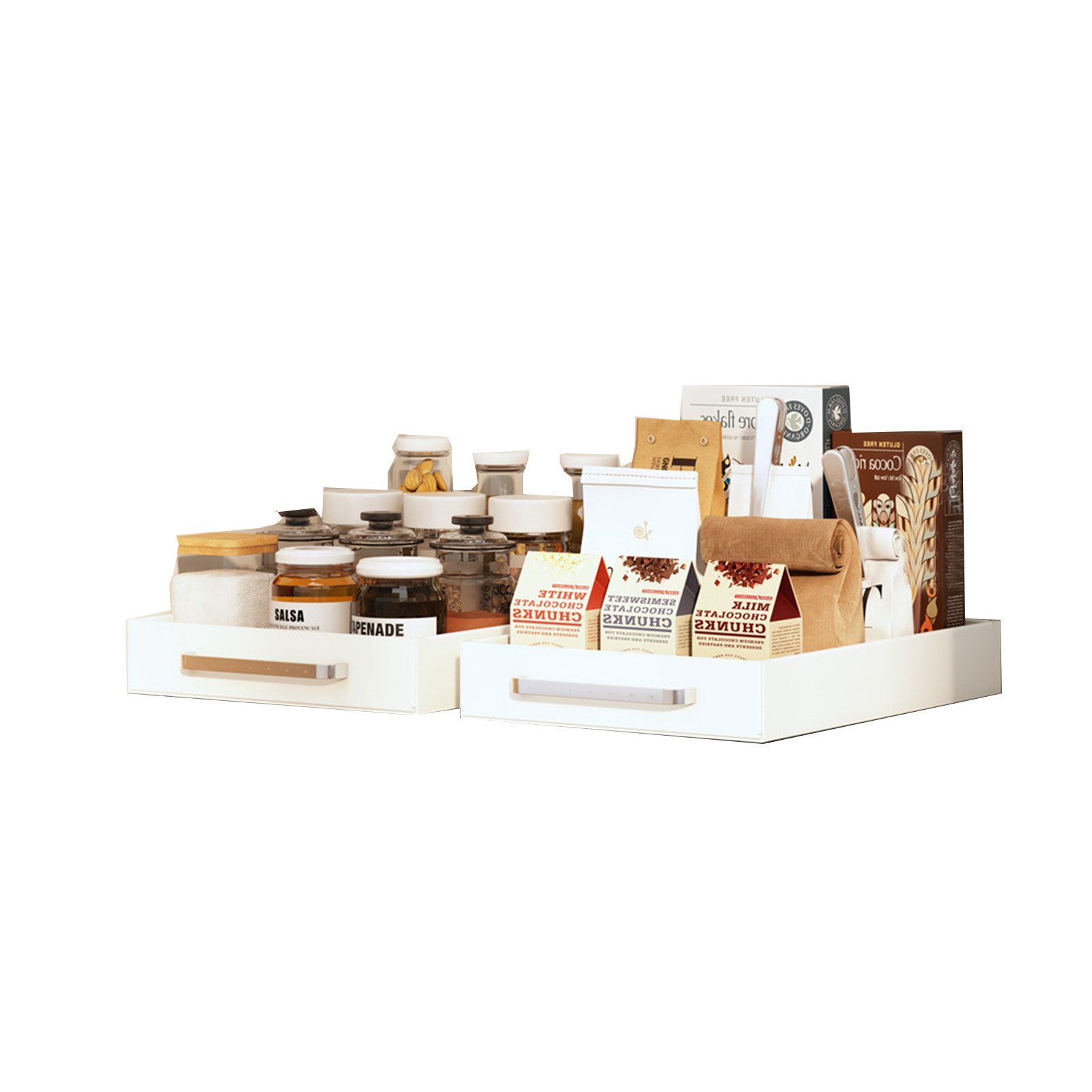 GarveeMore Küchenorganizer-Set 2-Pack Pull Out Schrank günstig online kaufen
