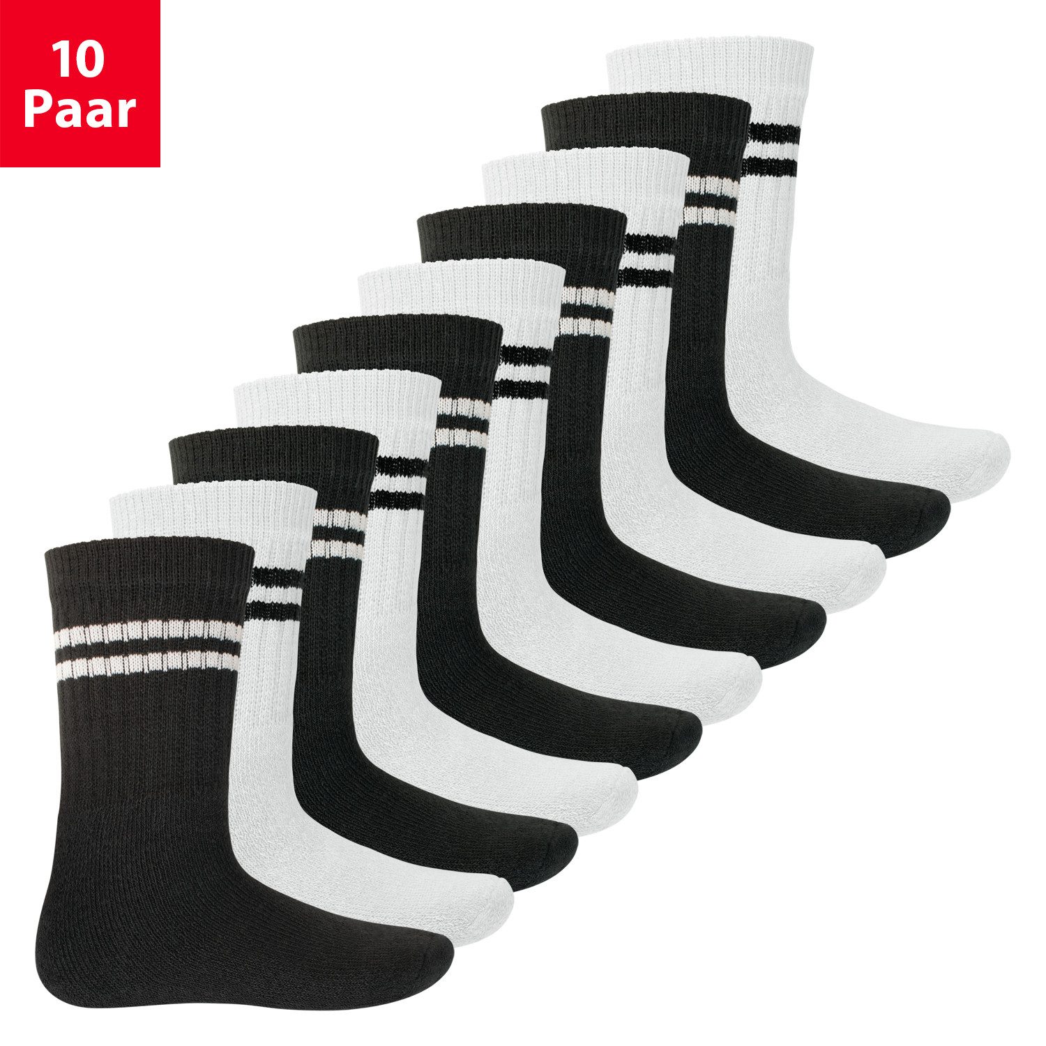 MT Tennissocken Kinder Freizeit Socken (5/10 Paar) Tennissocken Mädchen & Jungen (10-Paar)