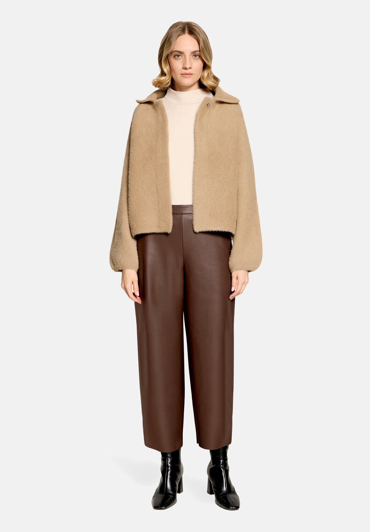 Betty Barclay Strickjacke Damen mit Kragen (1-tlg)