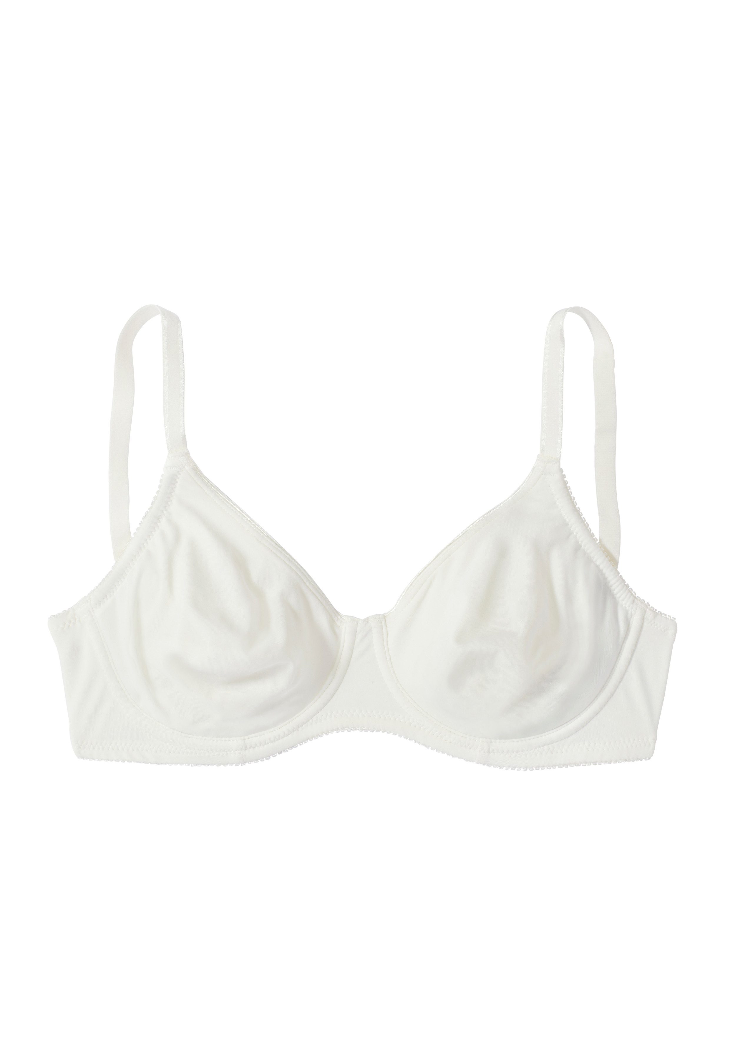 LASCANA T-Shirt-BH perfect basic mit Bügel, aus seidiger Microfaser, große Größen, bequemer BH – Bild 3 von 5