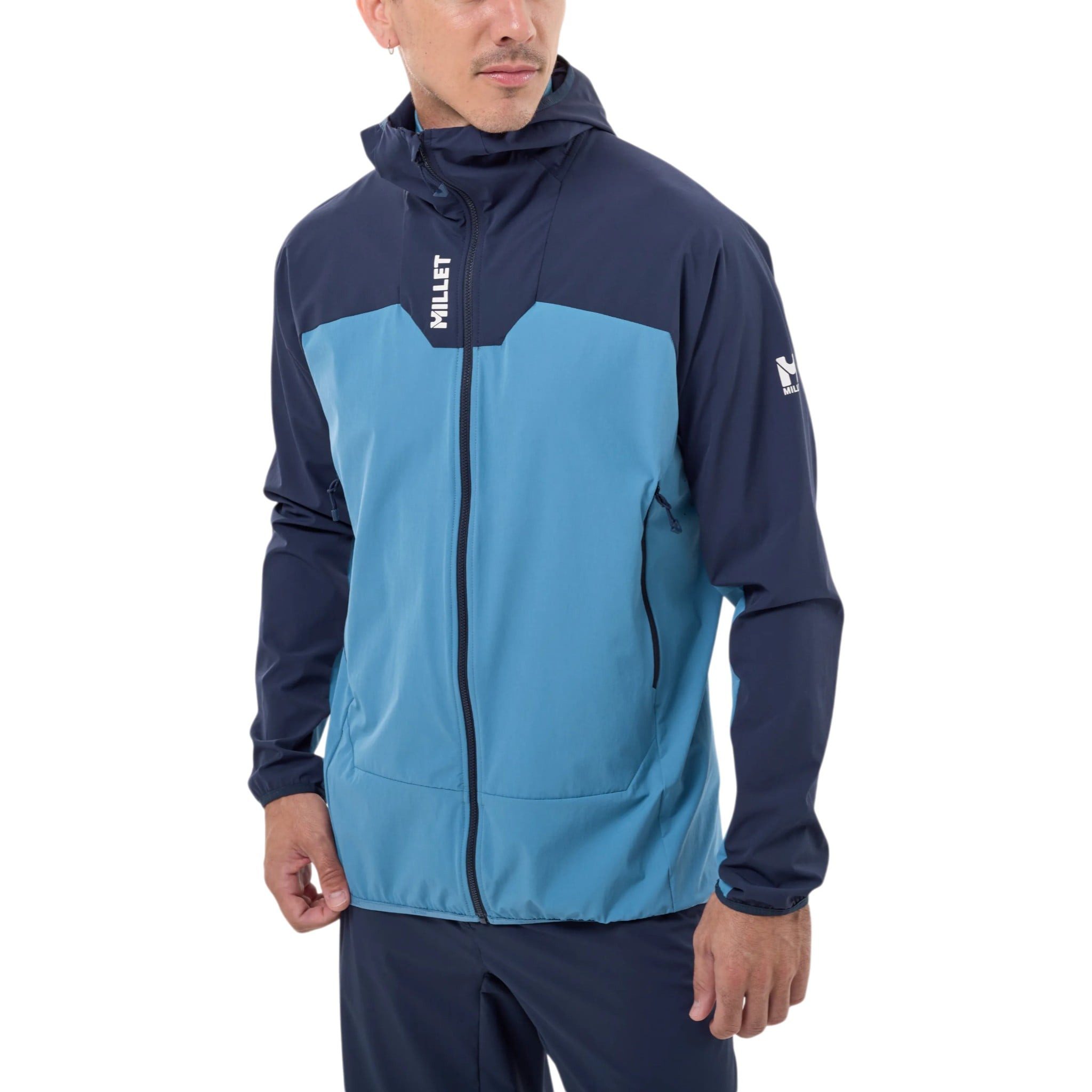 Millet Softshelljacke Kamet XCS Light Hoodie (atmungsaktiv, optimale Bewegungsfreiheit)