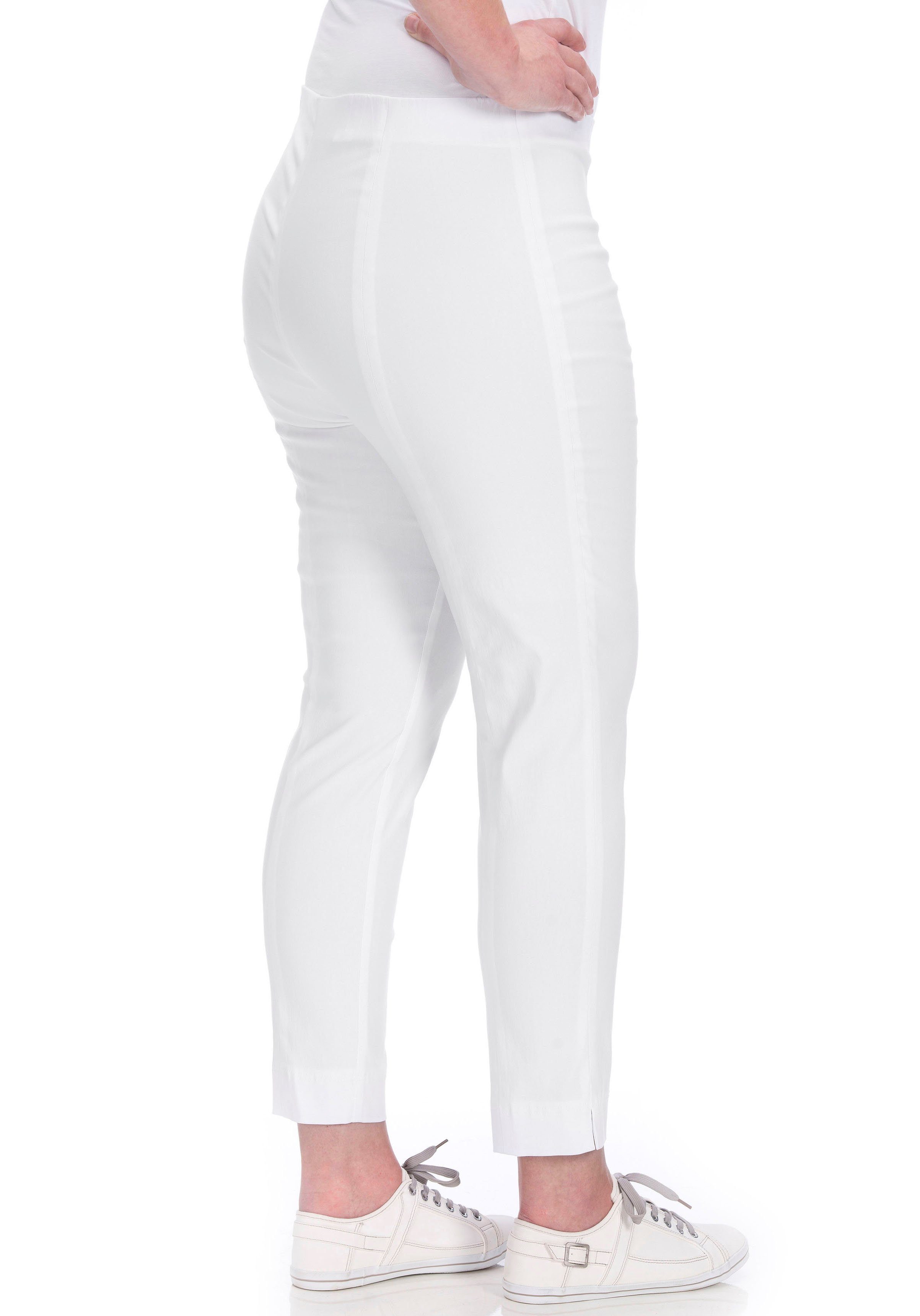 KjBRAND Stoffhose Susie XS Ankle Bengaline Sommerhose mit Schlupfbund