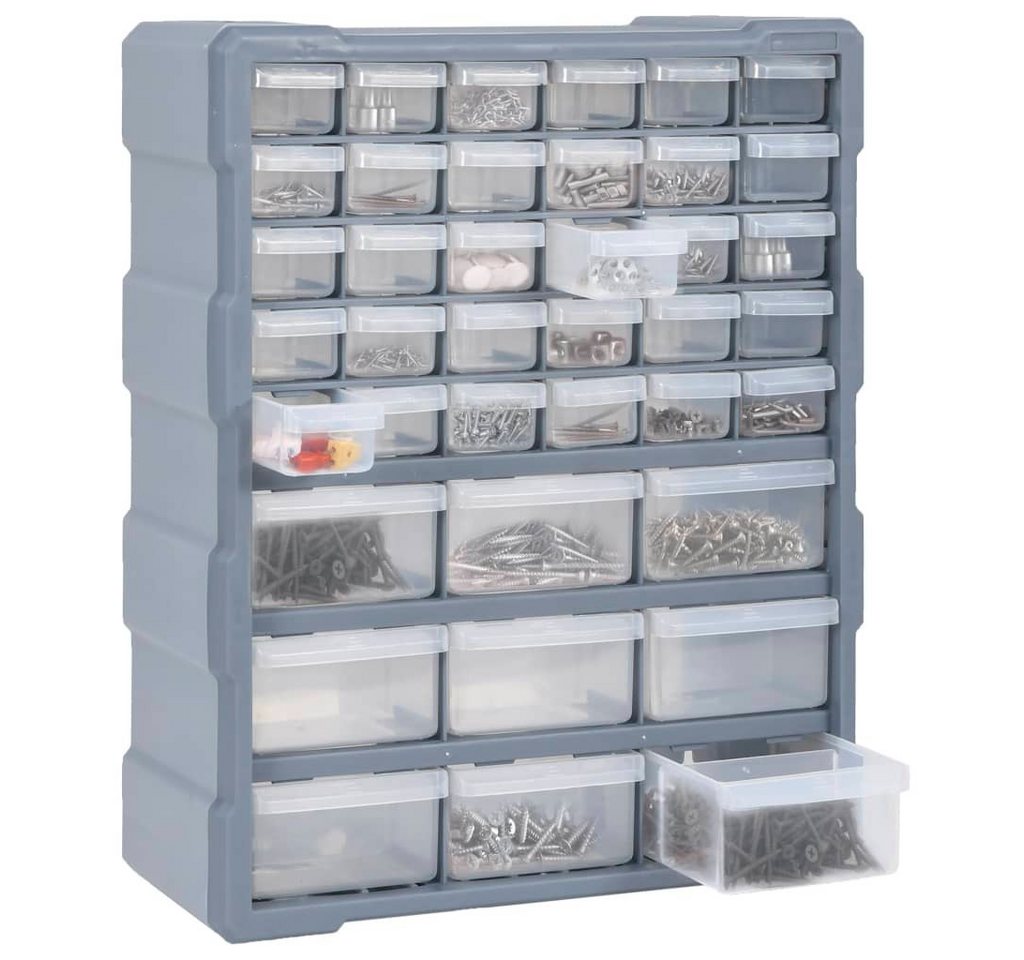 Thumbnail - vidaXL Werkzeugkoffer Multi-Schubladen-Organizer mit 39 Schubladen 38x16x47 cm