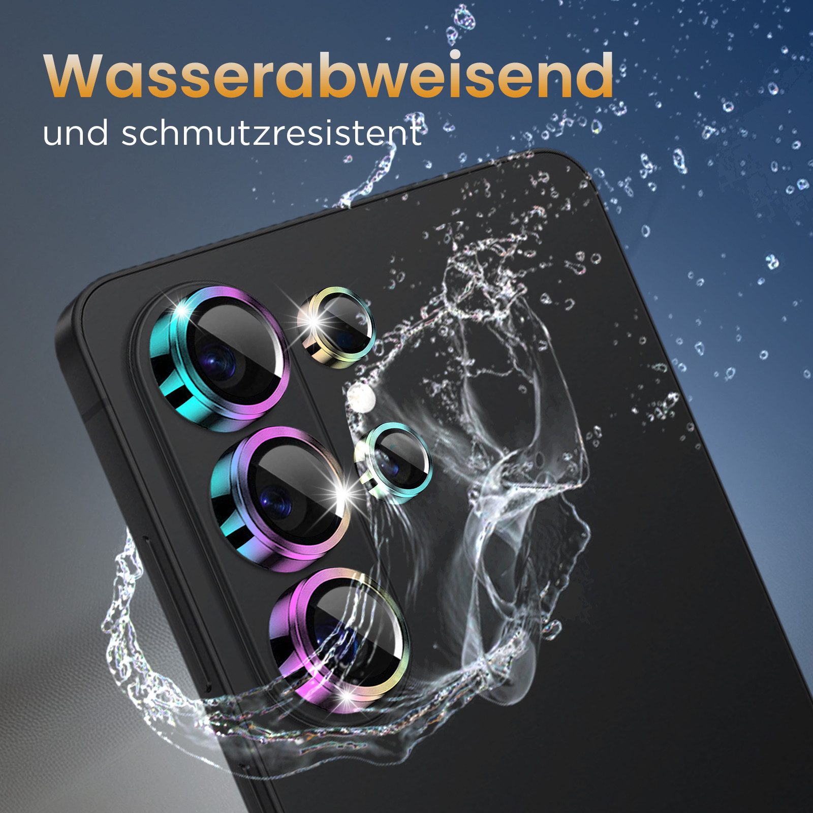 Tec-Expert Kameraschutzglas 9H Kameraglas Set in Regenbogenfarben für Samsung Galaxy S26 Ultra für Samsung Galaxy S26 Ultra, Linsenschutzglas Set, 1 Stück, Kame – Bild 5 von 5