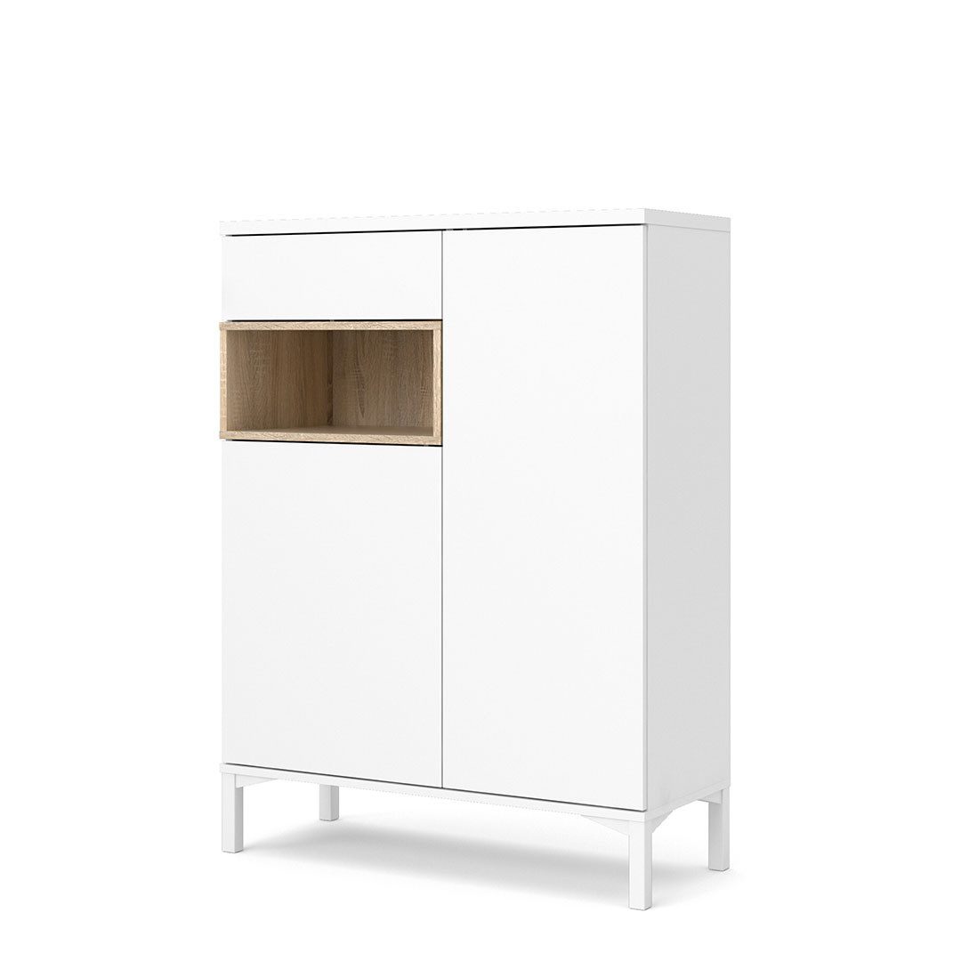 ebuy24 Sideboard Ringe Sideboard 2 Türen, 1 Schublade und 1 Fach, w günstig online kaufen