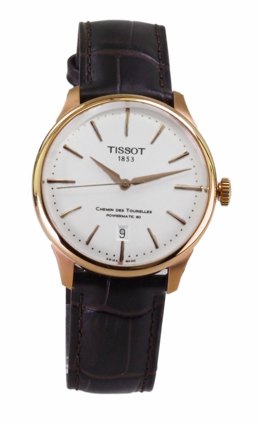 Automatikuhr Tissot Herren Automatik Uhr Chemin Des Tourelles Powermatic 80 T139807