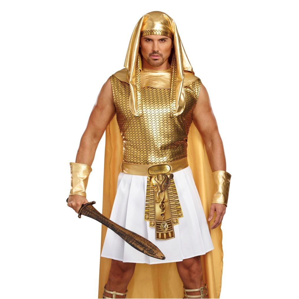 Dreamgirl Kostüm Pharao Verkleidung für Herren Halloween, Karneval, Fasching