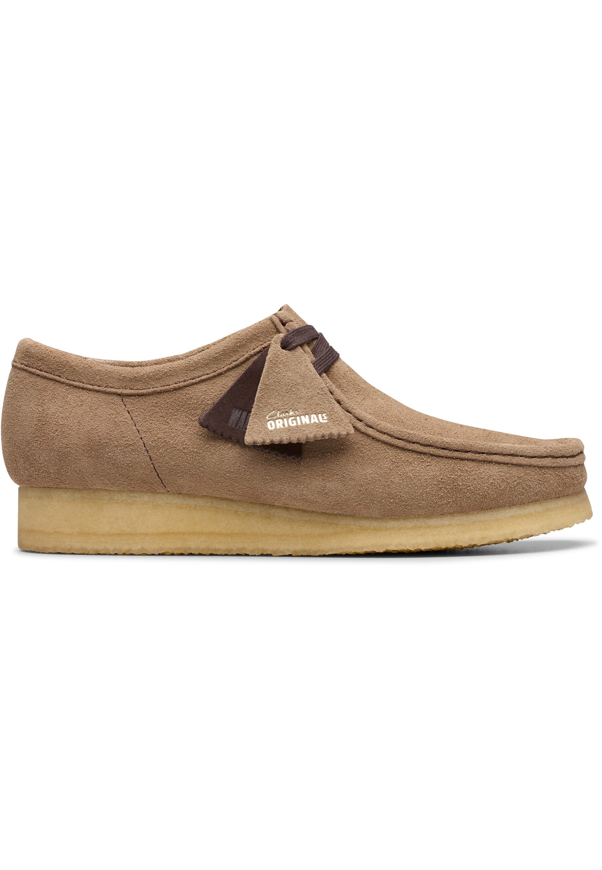 Clarks Wallabee Mokassin mit unverwechslebarer Kreppsohle