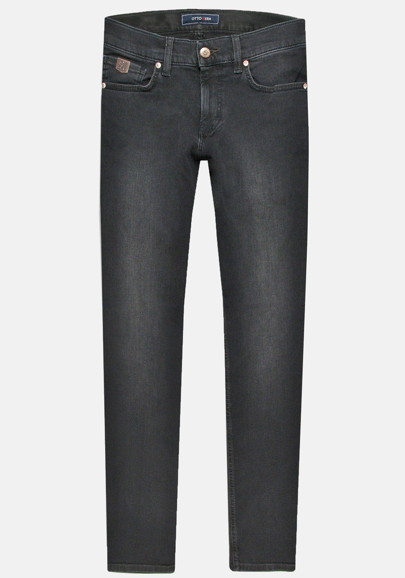 Otto Kern  Kern 5-Pocket-Jeans John Pure Flex Denim Washed Black | Stretchjeans