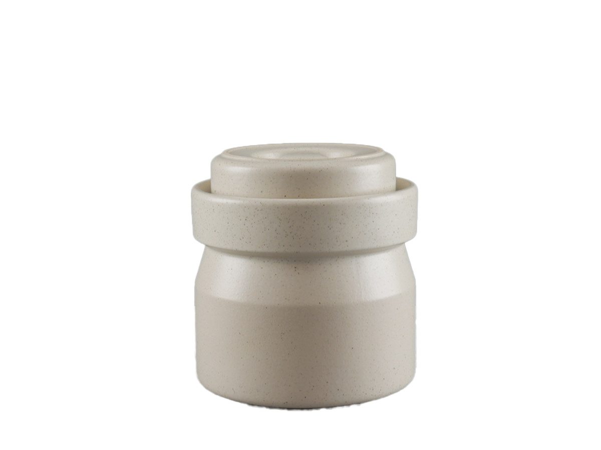 Pfeiffer-Gerhards Keramikmanufatur Fermentationsglas Fermentiertopf aus Steinzeug 3,0 Liter, (Fermentiertopf, Keramikdeckel, Steine zum Beschweren), Handgefertigt in Deutschland
