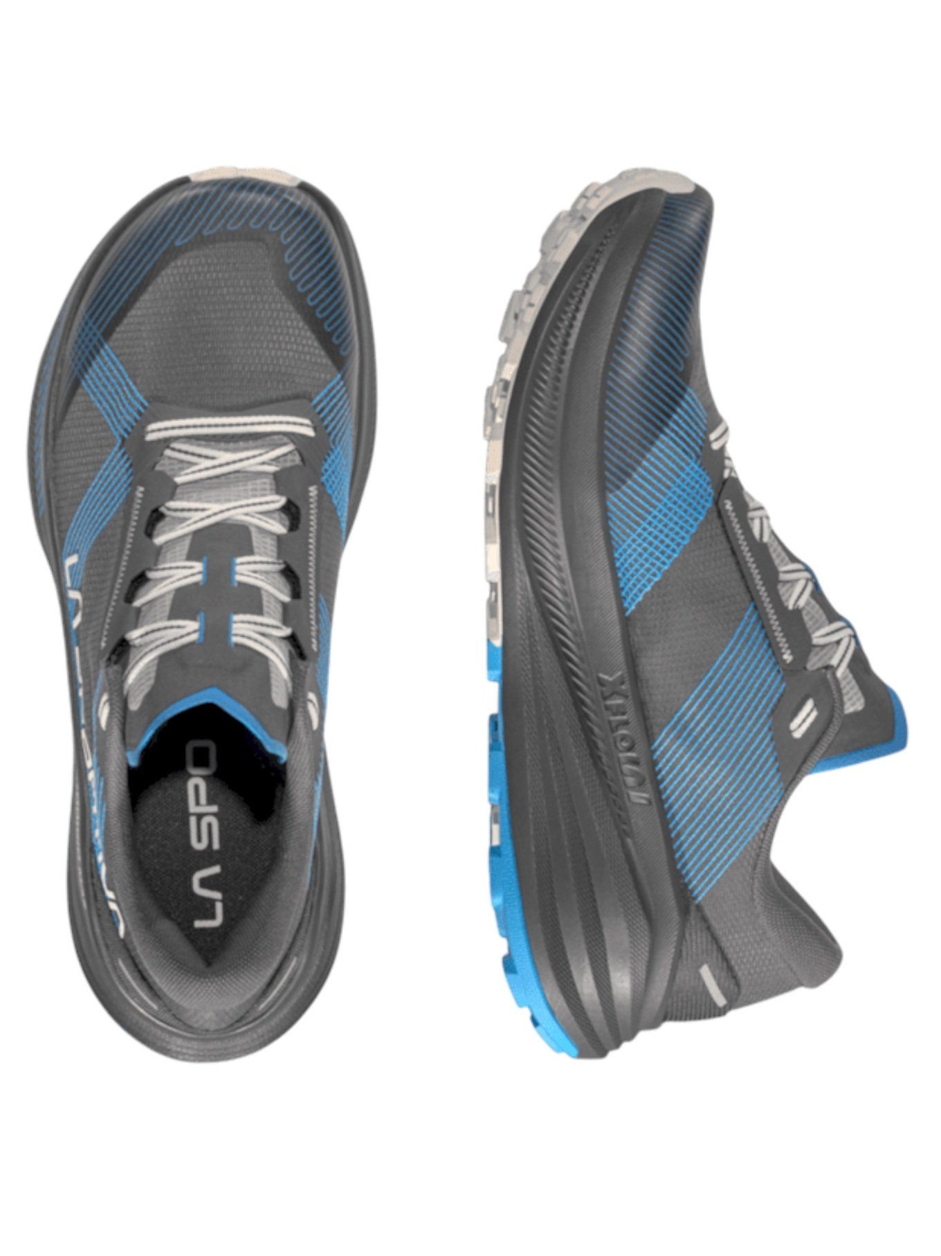La Sportiva Prodigio Max (für lange Strecken) grau/blau Herren Laufschuh
