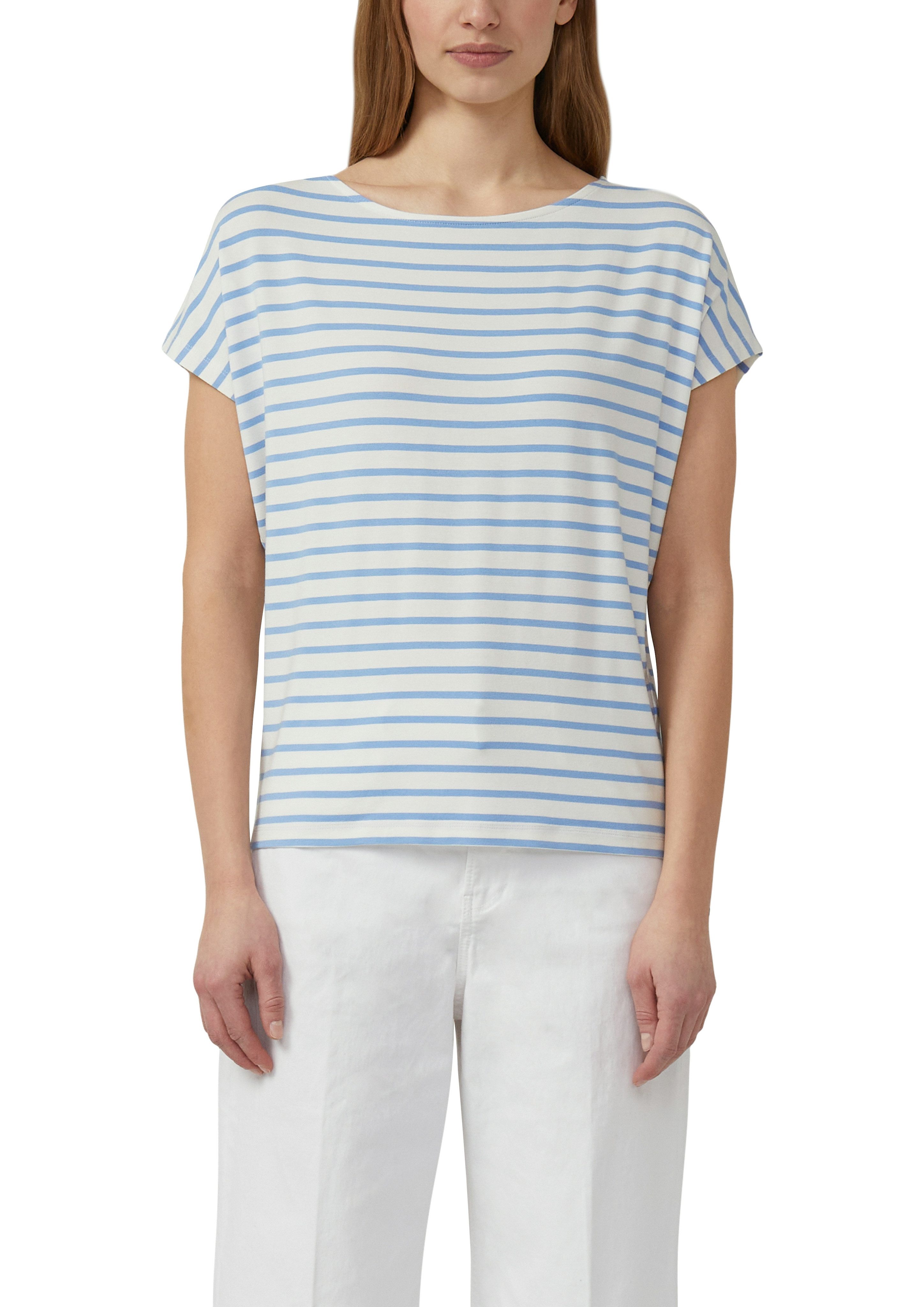 blau - creme gestreift