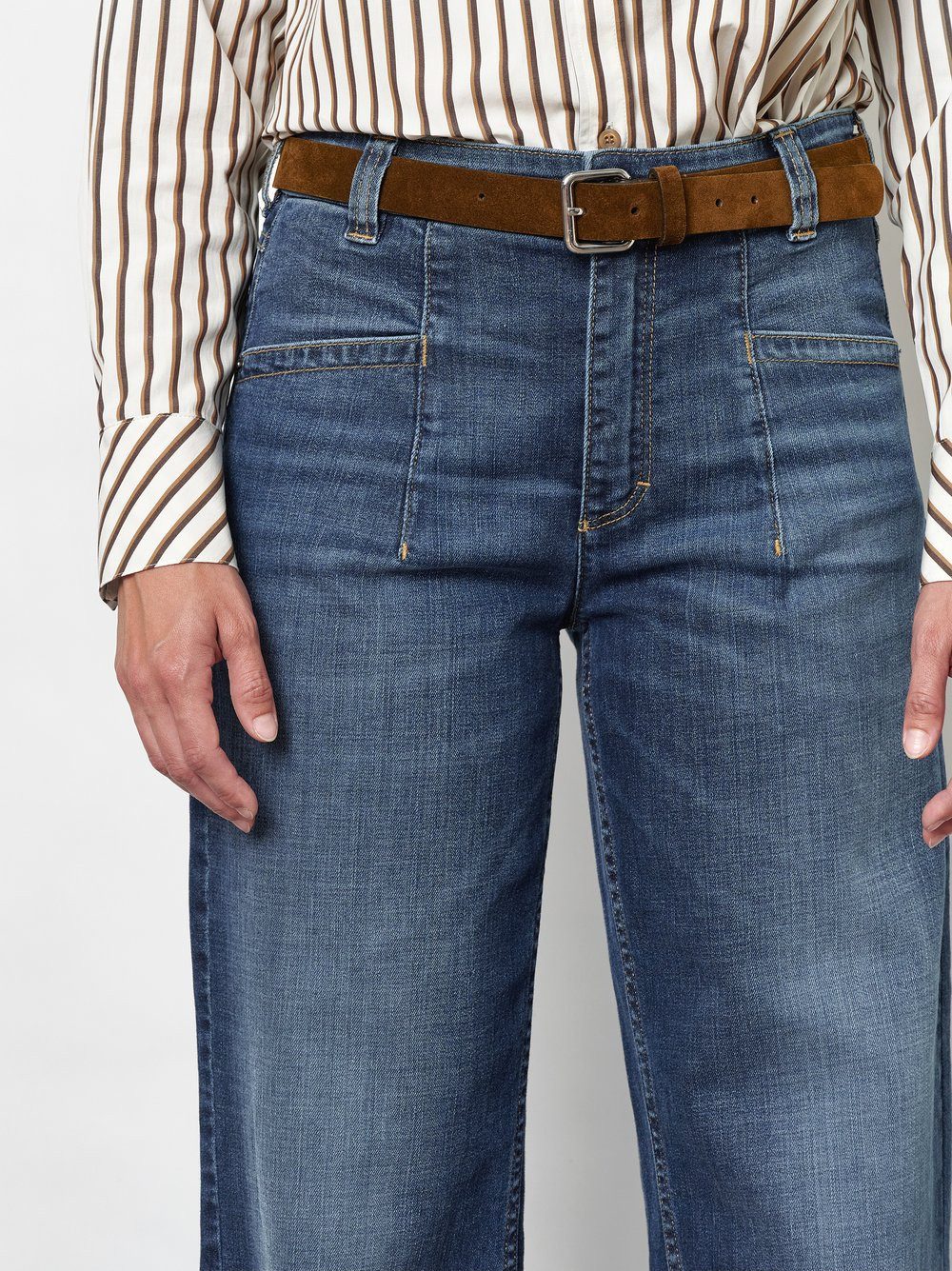 TONI 7/8-Jeans Liv Barrel 7/8 mit Taschen