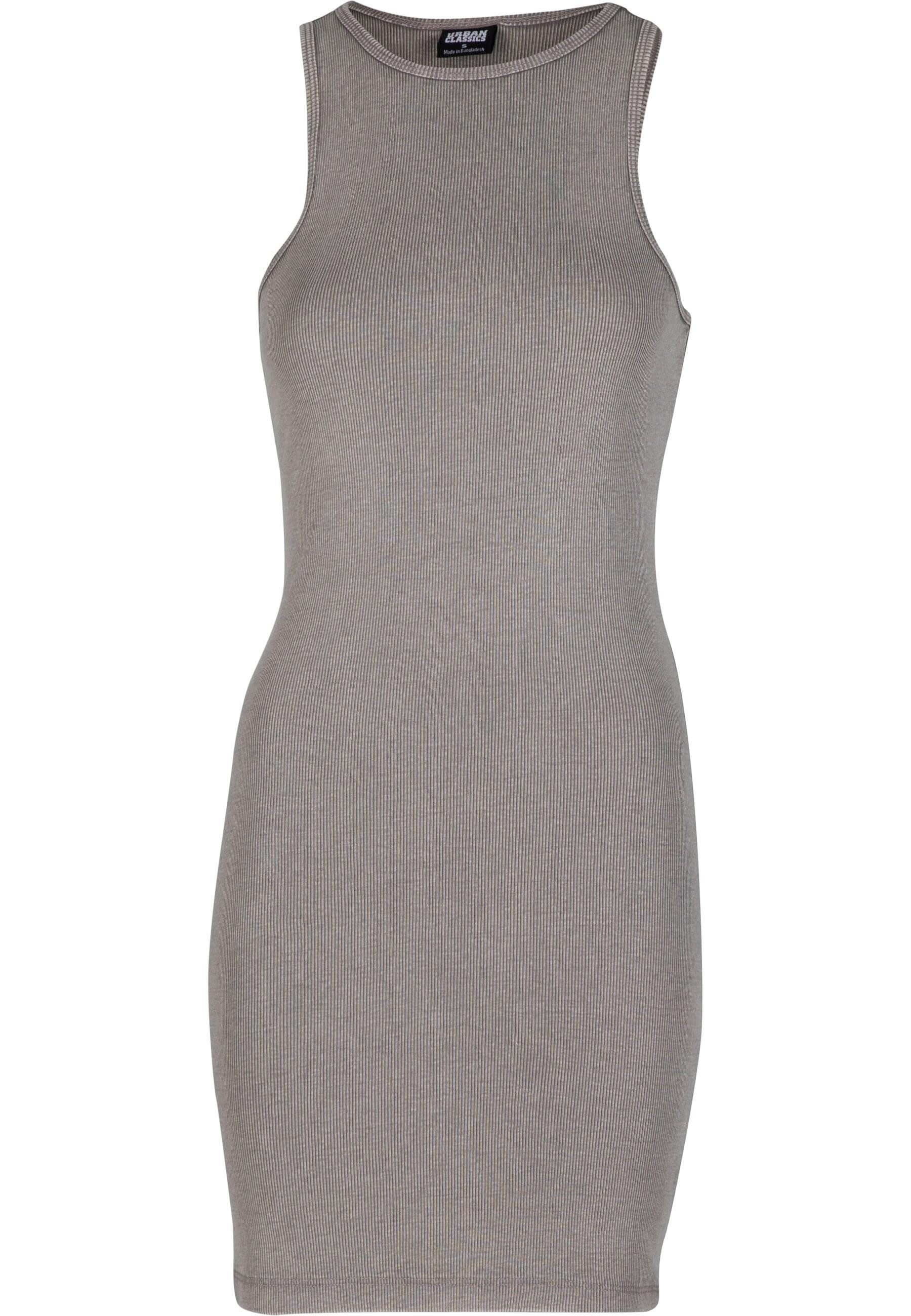 URBAN CLASSICS Shirtkleid Urban Classics Ladies Washed Rib Jersey Dress (1- günstig online kaufen