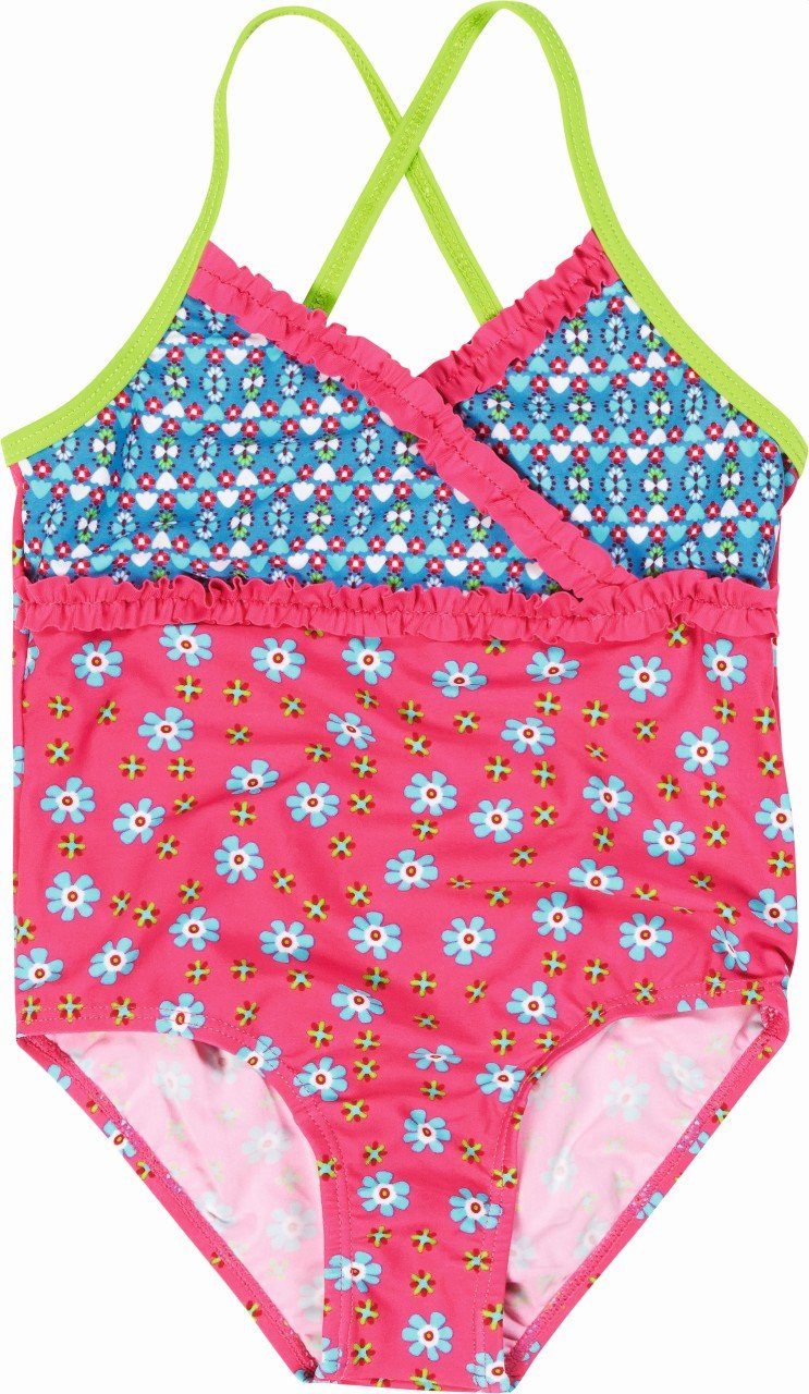 Badeanzug UV-Schutz Badeanzug Blumen