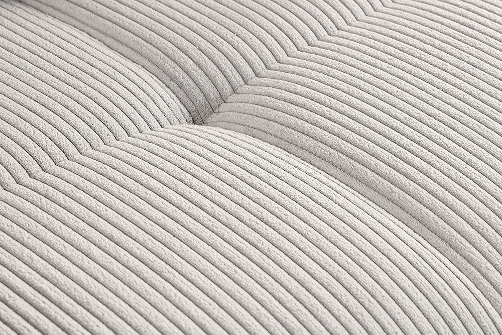 riess-ambiente Big-Sofa ELEGANCIA 285cm champagner beige - Cord, Buchenholz, Metall, Federkern, Einzelartikel 1 Teile, XXL Couch inkl. Kissen - ideal für modern – Bild 5 von 5