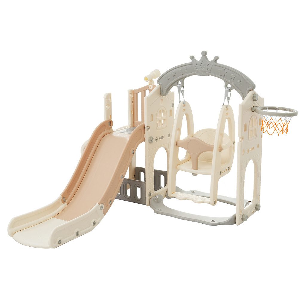 Rutsche 5-in-1 Kinderspielset, Spielplatz für drinnen und draußen