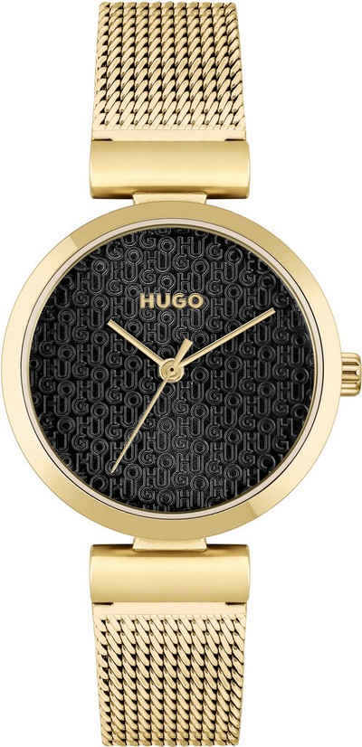 HUGO Quarzuhr #SWEET, 1540129, Armbanduhr, Damenuhr, Mineralglas, anlog